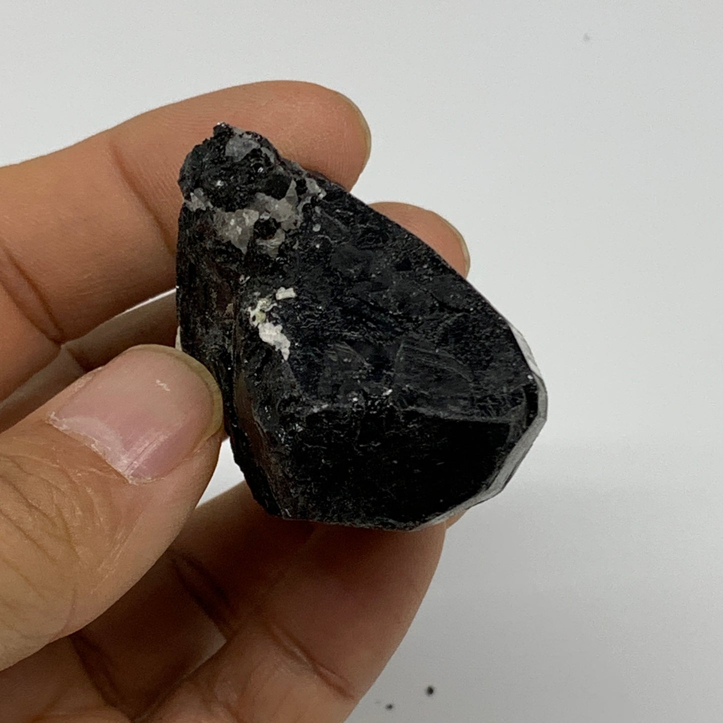 73.8g, 1.7"x1.6"x1.2", Natural Black Tourmaline Mineral Specimen, B33752