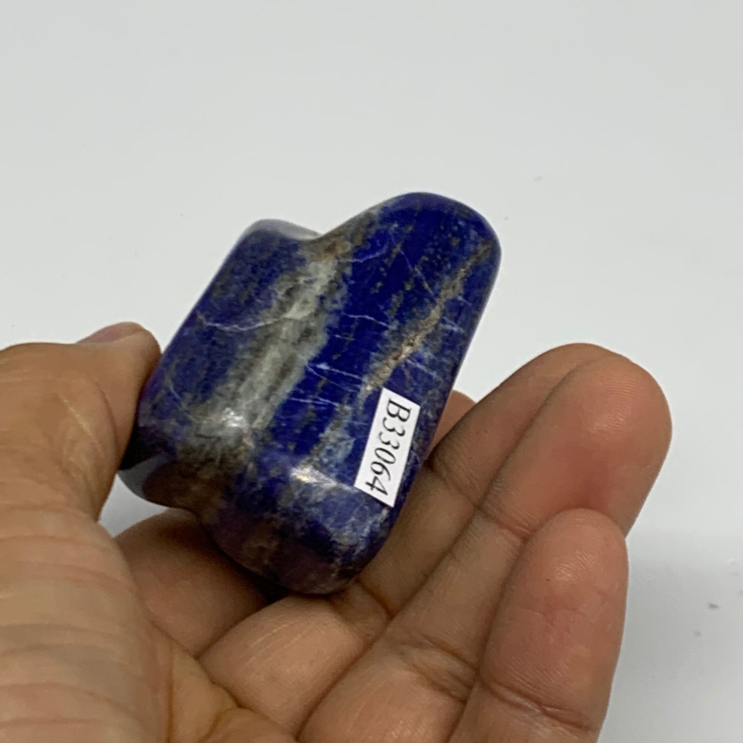 114.8g, 2"x1.4"x1.3", Natural Freeform Lapis Lazuli from Afghanistan, B33064
