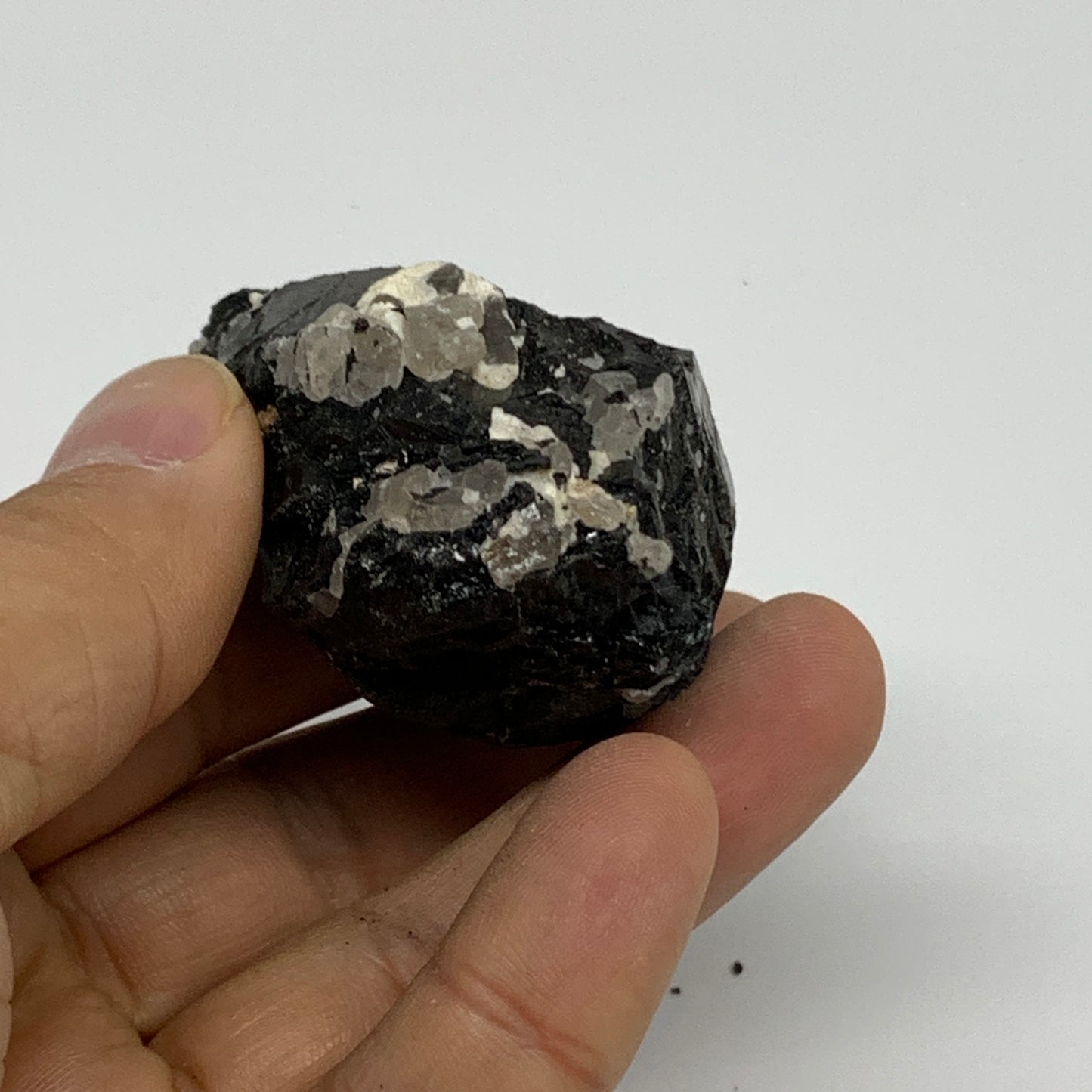 73.8g, 1.7"x1.6"x1.2", Natural Black Tourmaline Mineral Specimen, B33752