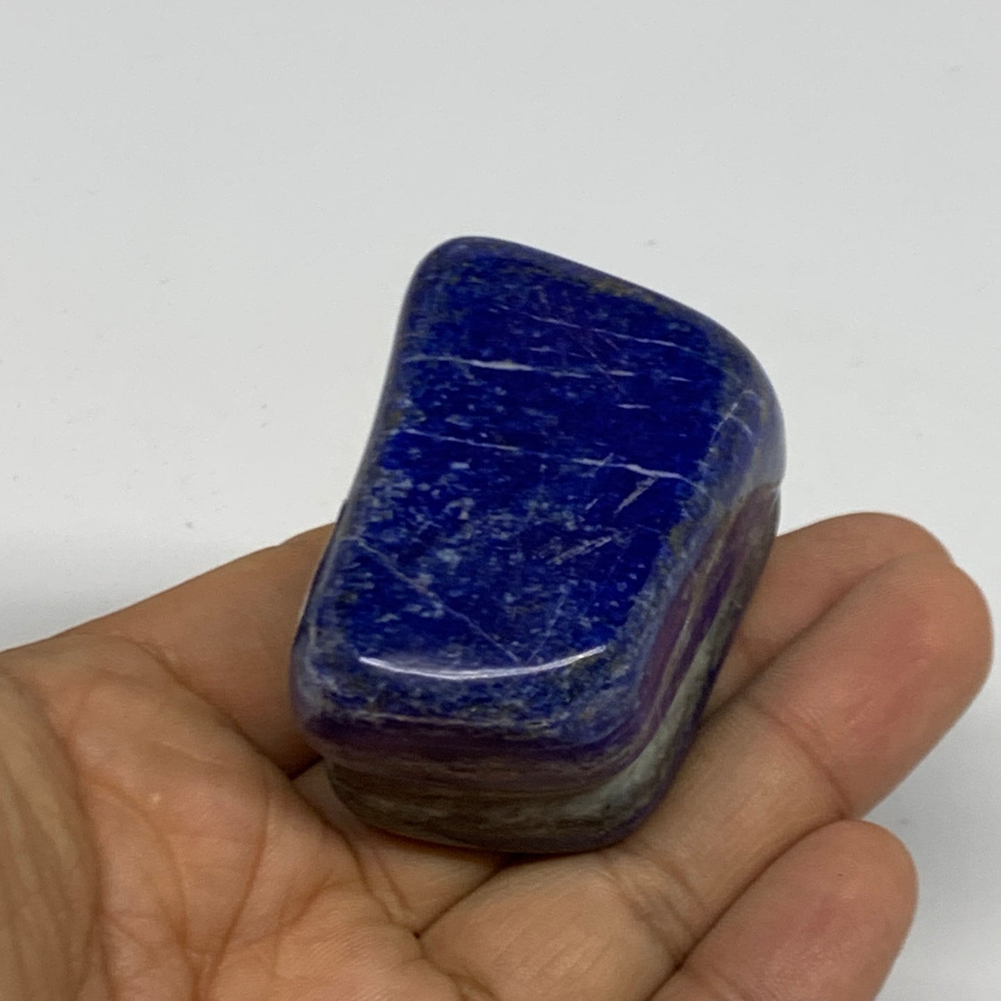 114.8g, 2"x1.4"x1.3", Natural Freeform Lapis Lazuli from Afghanistan, B33064