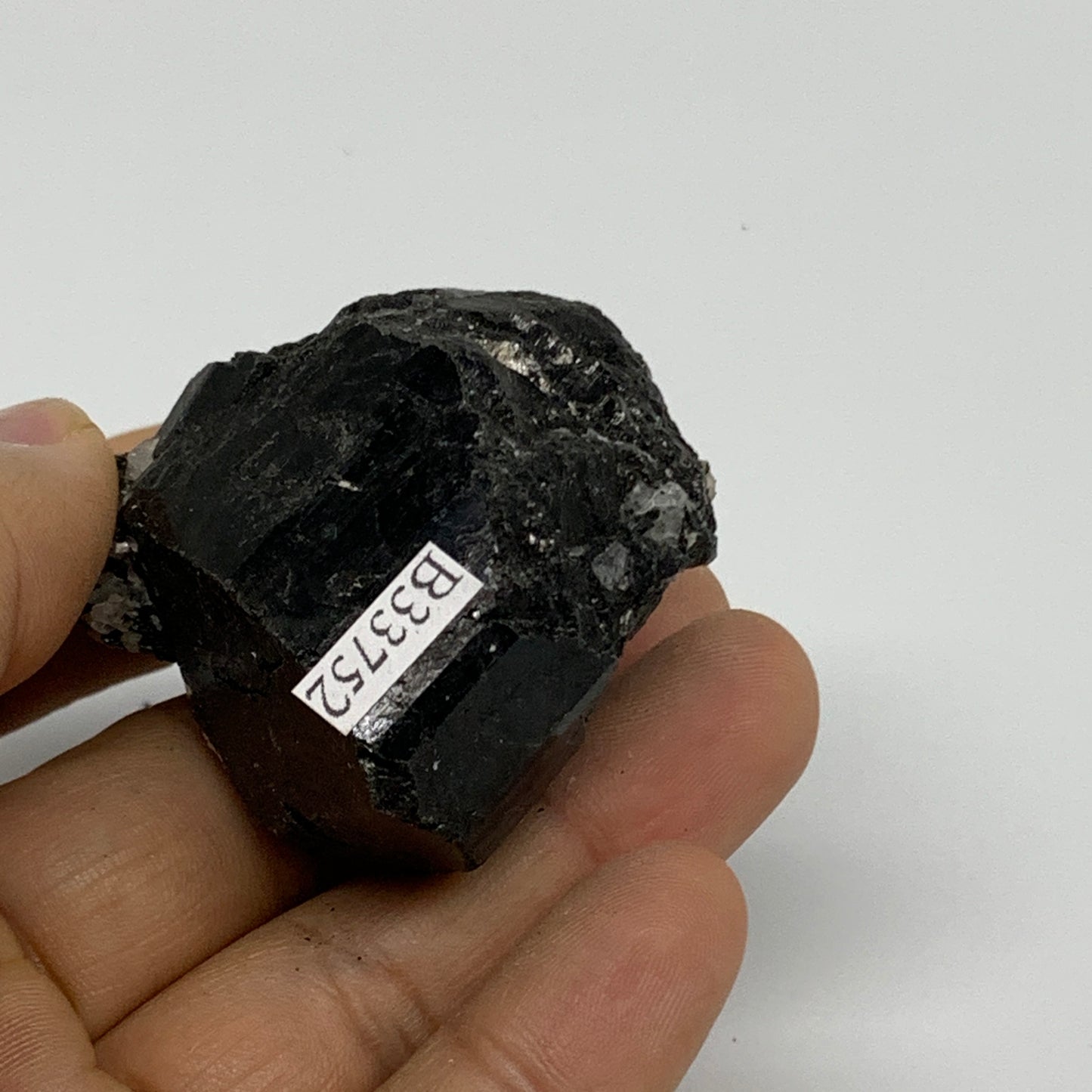 73.8g, 1.7"x1.6"x1.2", Natural Black Tourmaline Mineral Specimen, B33752