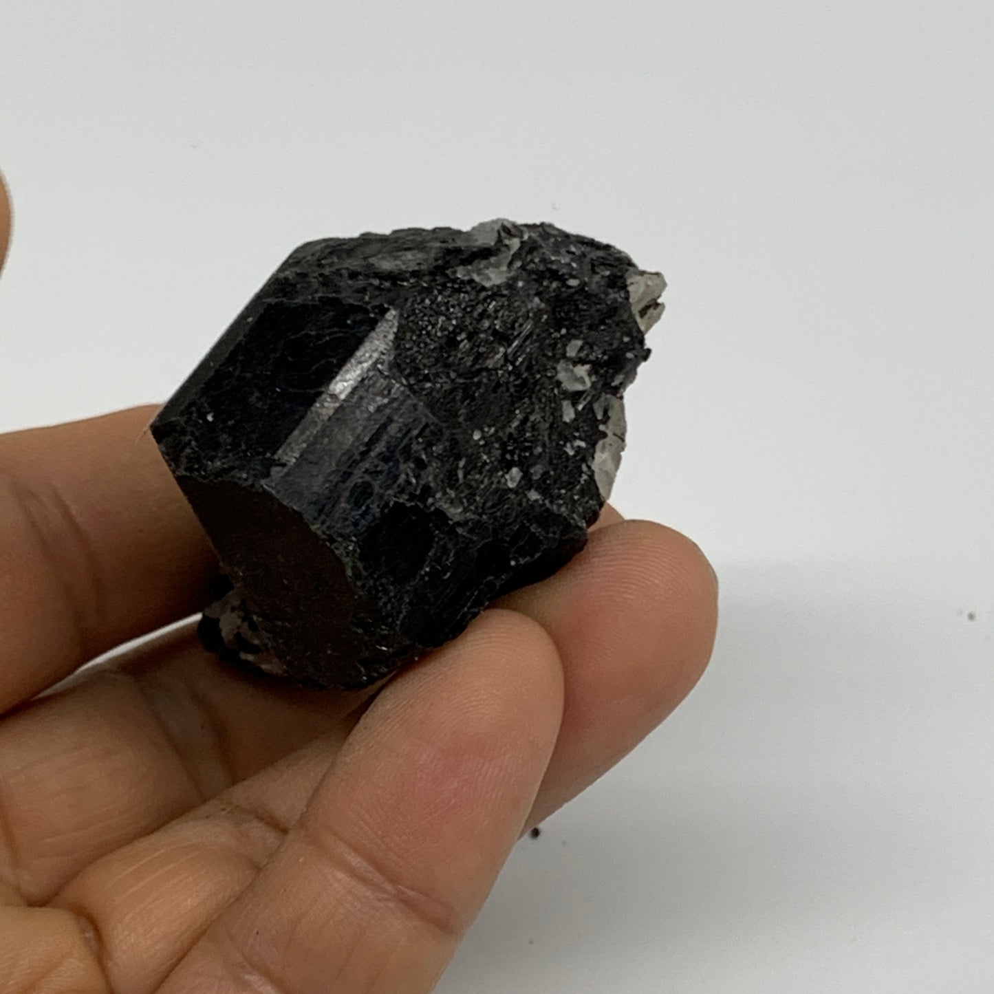 73.8g, 1.7"x1.6"x1.2", Natural Black Tourmaline Mineral Specimen, B33752