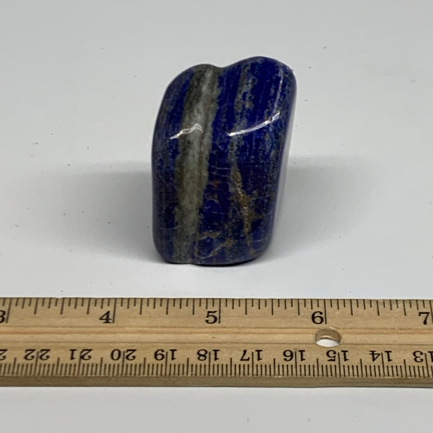 114.8g, 2"x1.4"x1.3", Natural Freeform Lapis Lazuli from Afghanistan, B33064