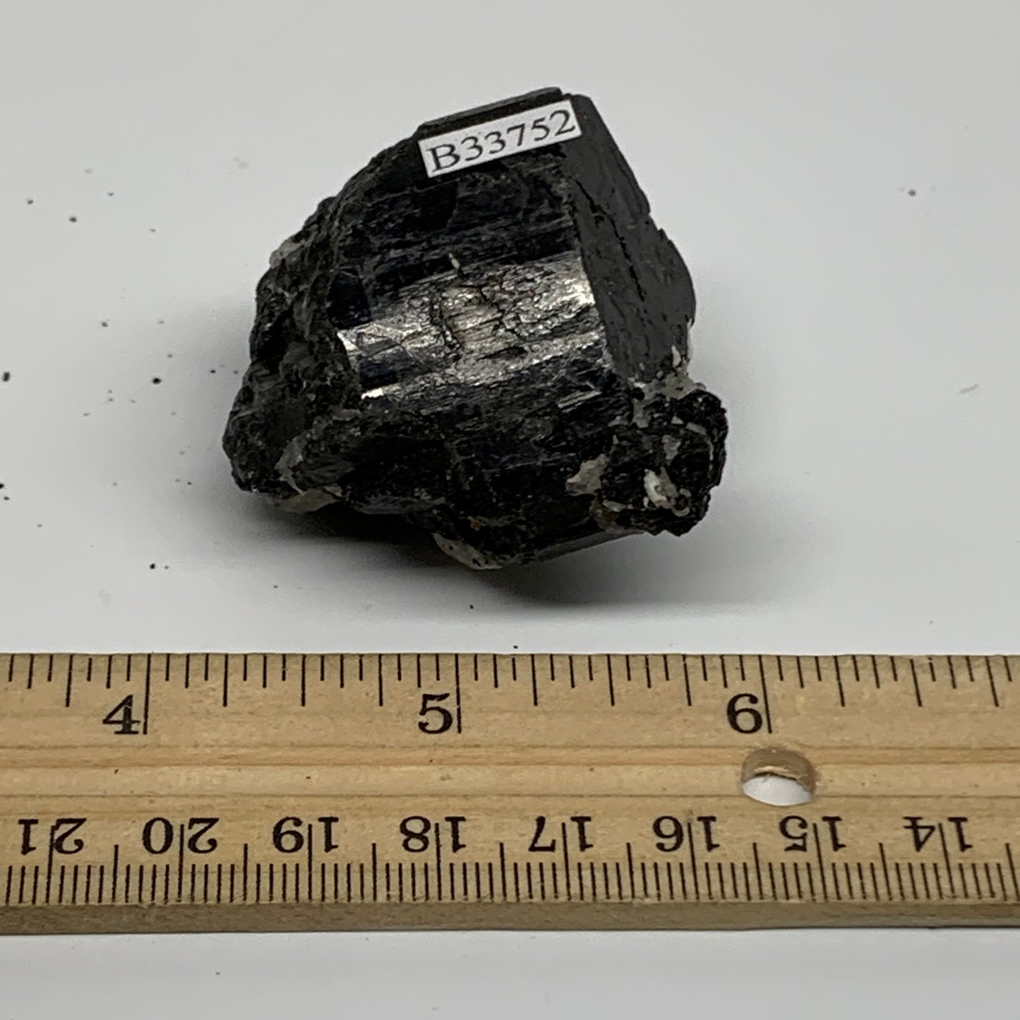 73.8g, 1.7"x1.6"x1.2", Natural Black Tourmaline Mineral Specimen, B33752