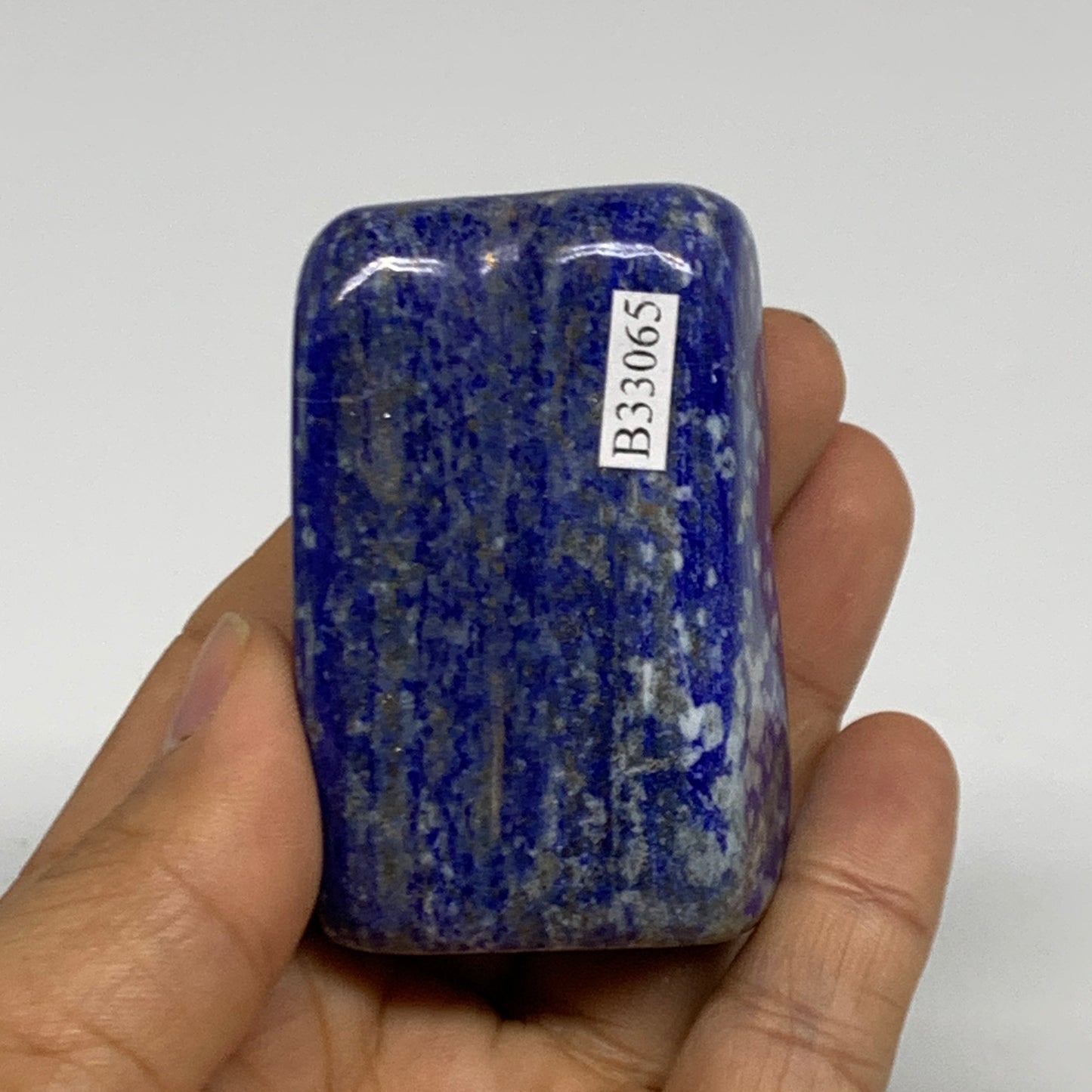 138.1g, 2.4"x1.4"x1", Natural Freeform Lapis Lazuli from Afghanistan, B33065