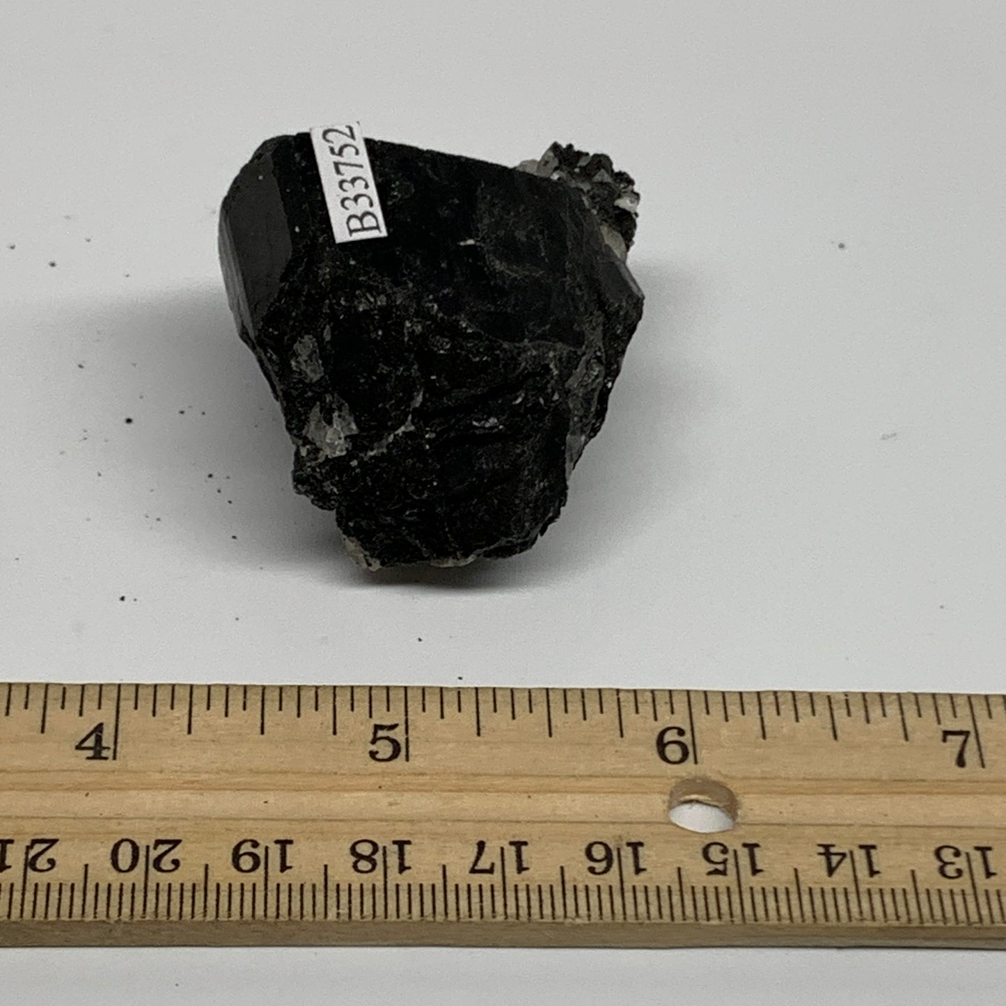 73.8g, 1.7"x1.6"x1.2", Natural Black Tourmaline Mineral Specimen, B33752