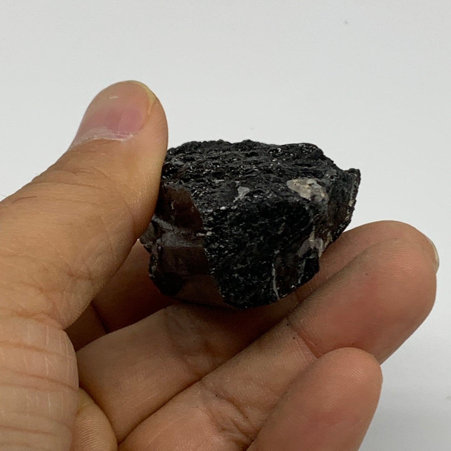 73.9g, 2"x1.5"x1", Natural Black Tourmaline Mineral Specimen, B33753