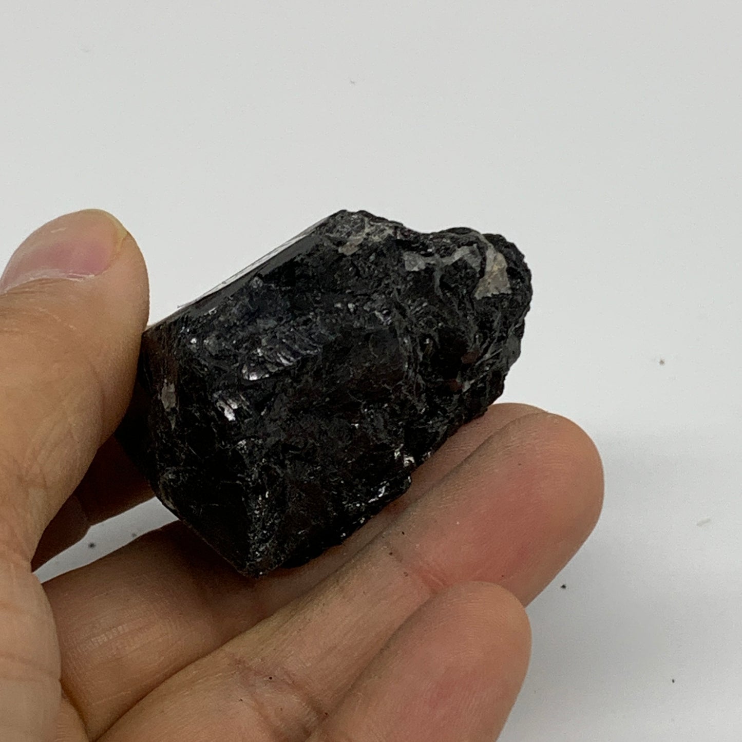 73.9g, 2"x1.5"x1", Natural Black Tourmaline Mineral Specimen, B33753