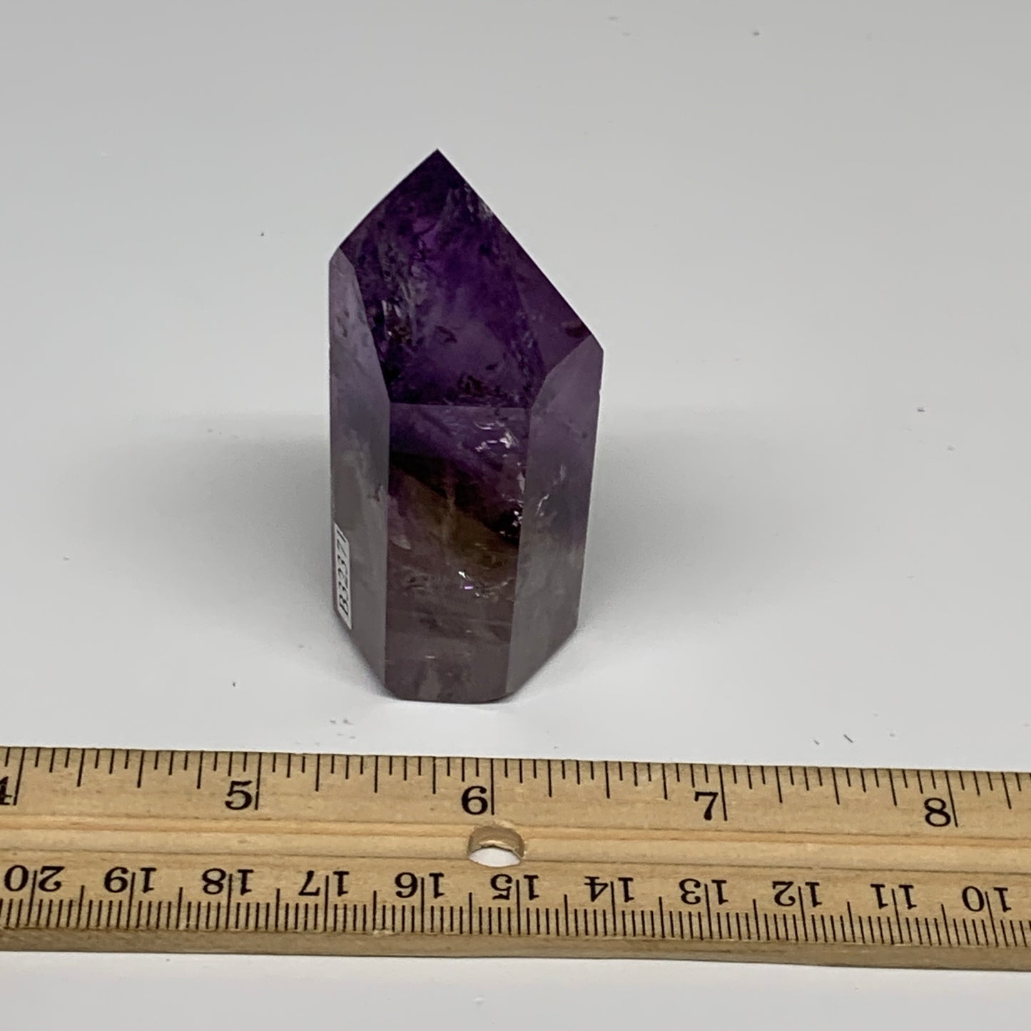 88.1g, 2.5"x1.3"x1", Natural Amethyst Tower Point Obelisk @Brazil, B32371
