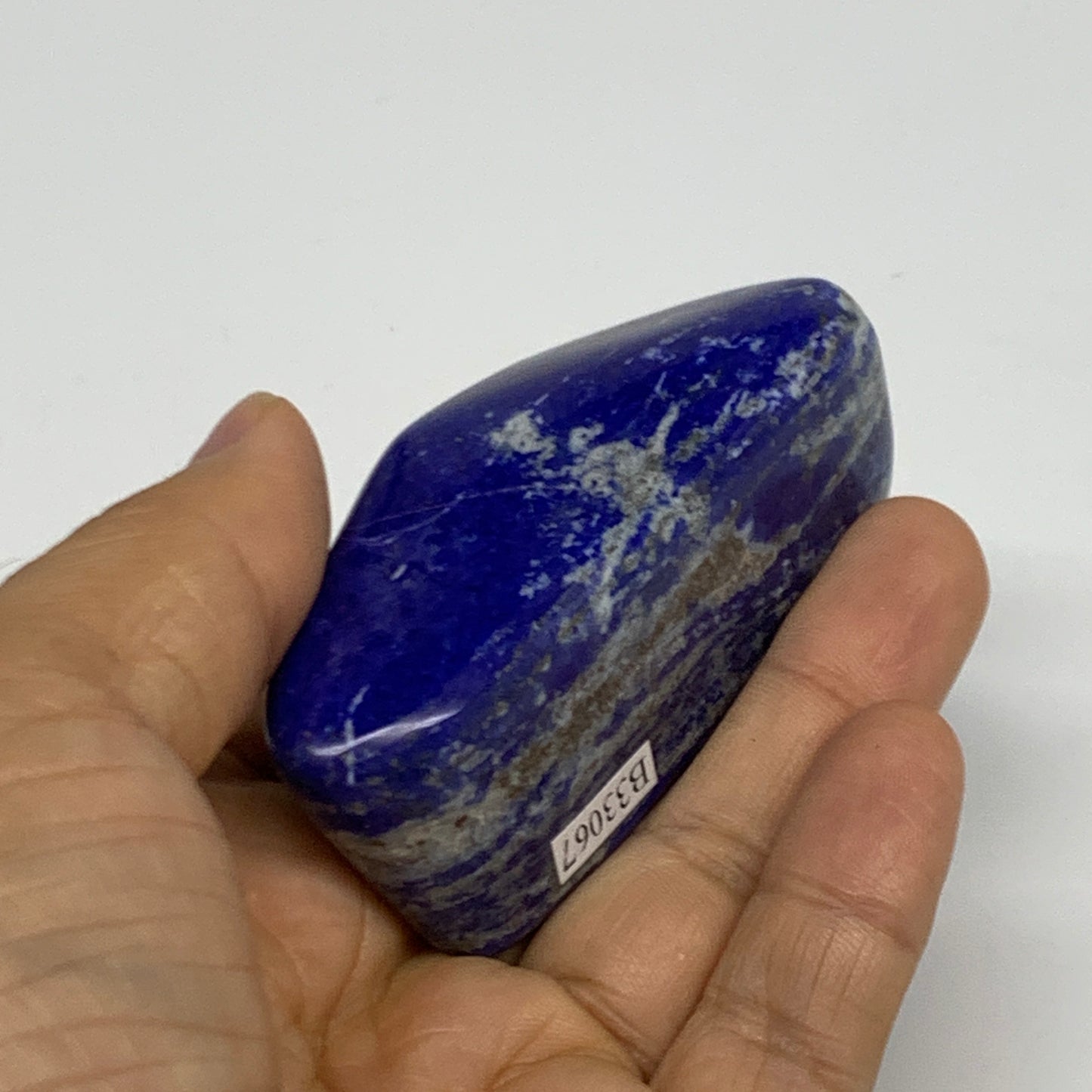 124g, 2.8"x1.2"x1.2", Natural Freeform Lapis Lazuli from Afghanistan, B33067
