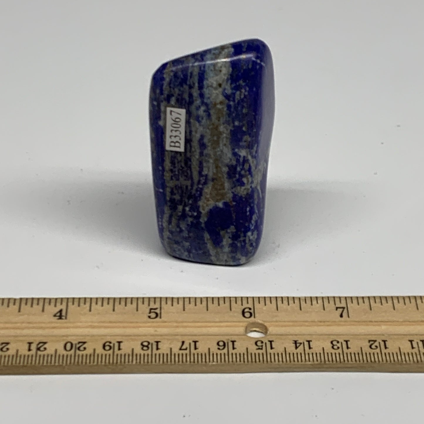 124g, 2.8"x1.2"x1.2", Natural Freeform Lapis Lazuli from Afghanistan, B33067