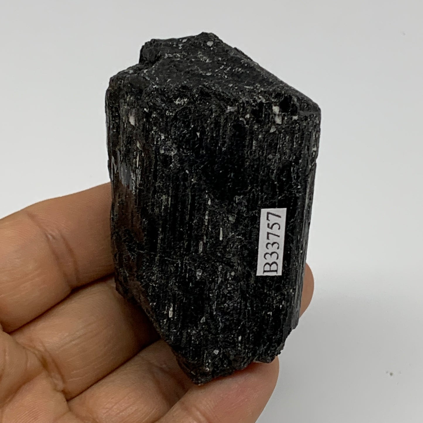 167.6g, 2.8"x1.6"x1.4", Natural Black Tourmaline Mineral Specimen, B33757