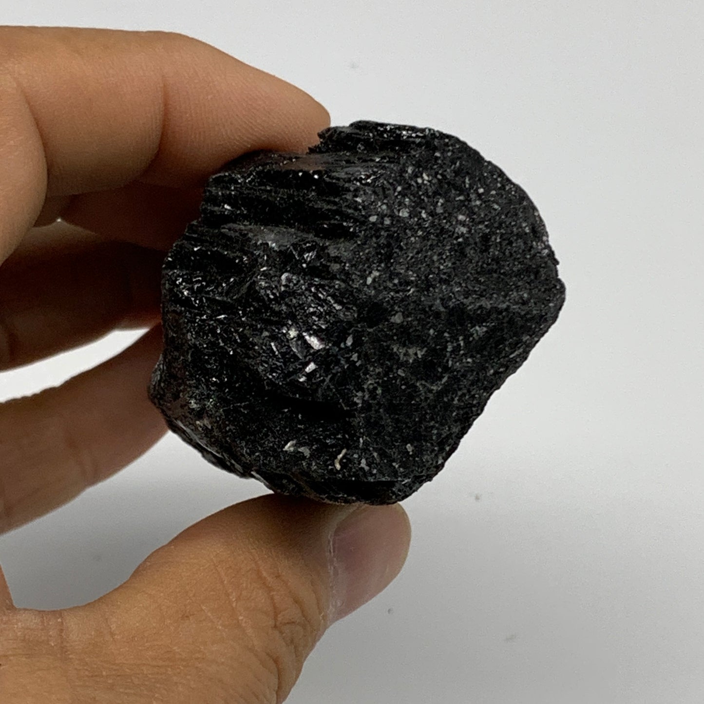 167.6g, 2.8"x1.6"x1.4", Natural Black Tourmaline Mineral Specimen, B33757