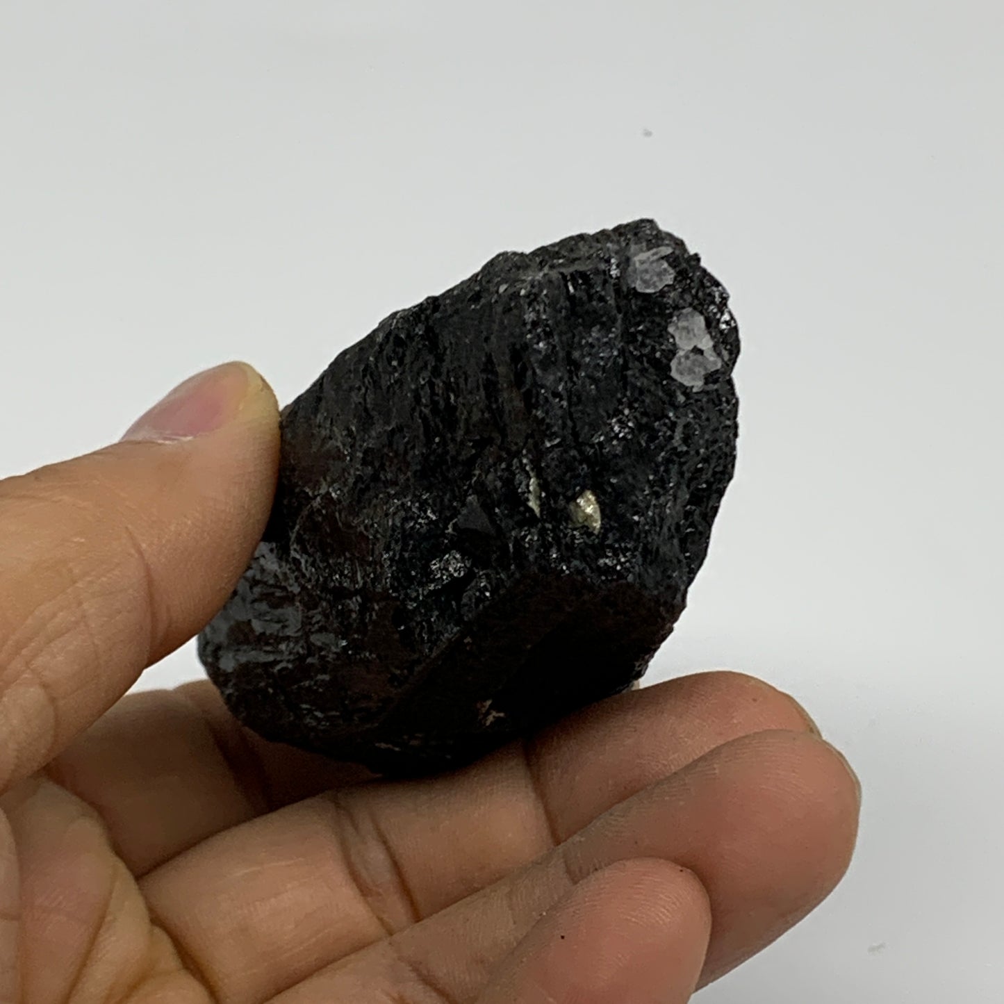 167.6g, 2.8"x1.6"x1.4", Natural Black Tourmaline Mineral Specimen, B33757