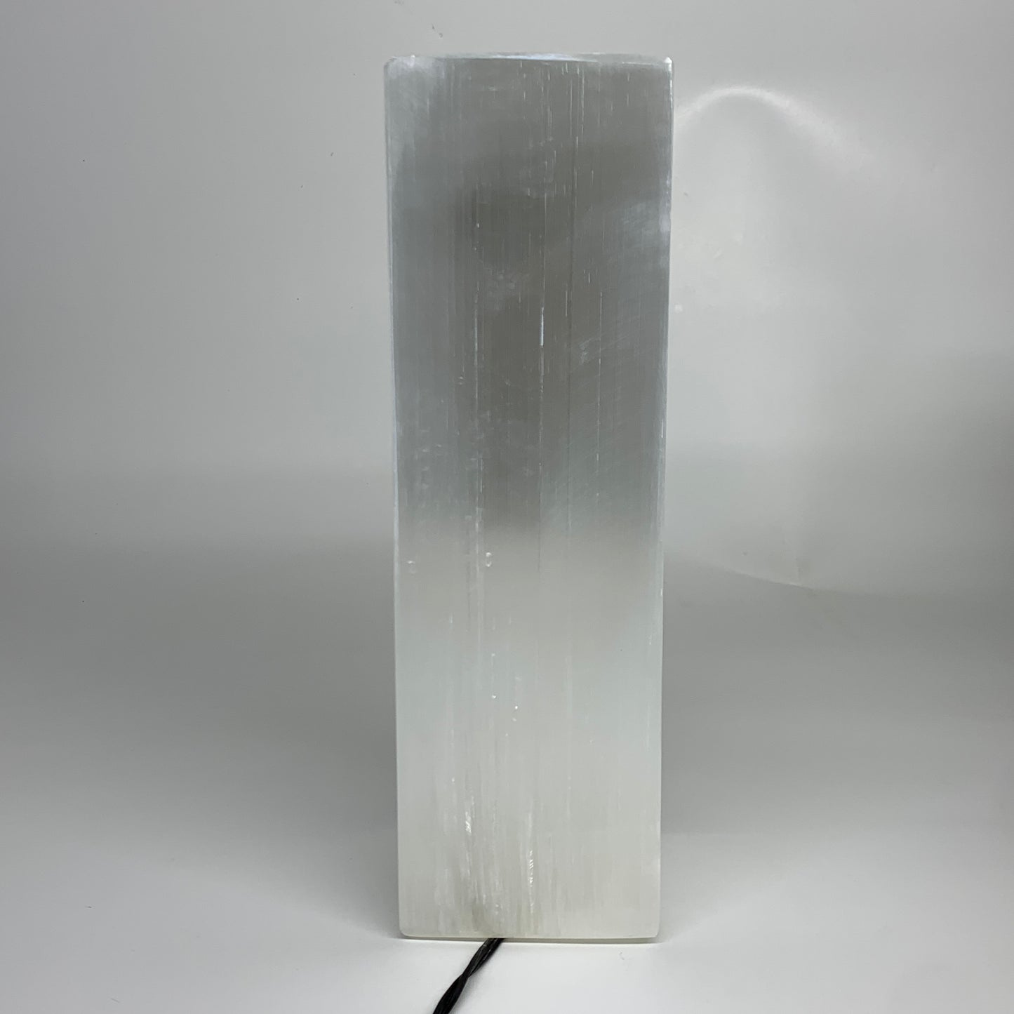 11.3 lbs. 11.6"x3.5", Rectangle Selenite (Satin Spar) Lamp, w/6ft Chord, B35841