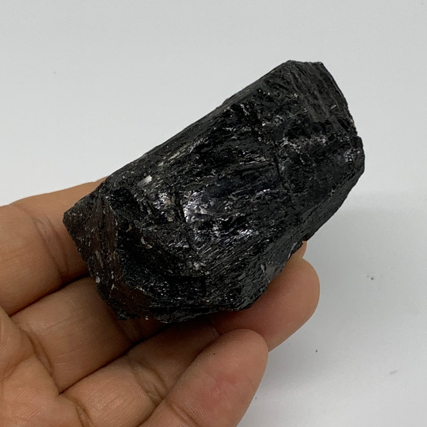167.6g, 2.8"x1.6"x1.4", Natural Black Tourmaline Mineral Specimen, B33757