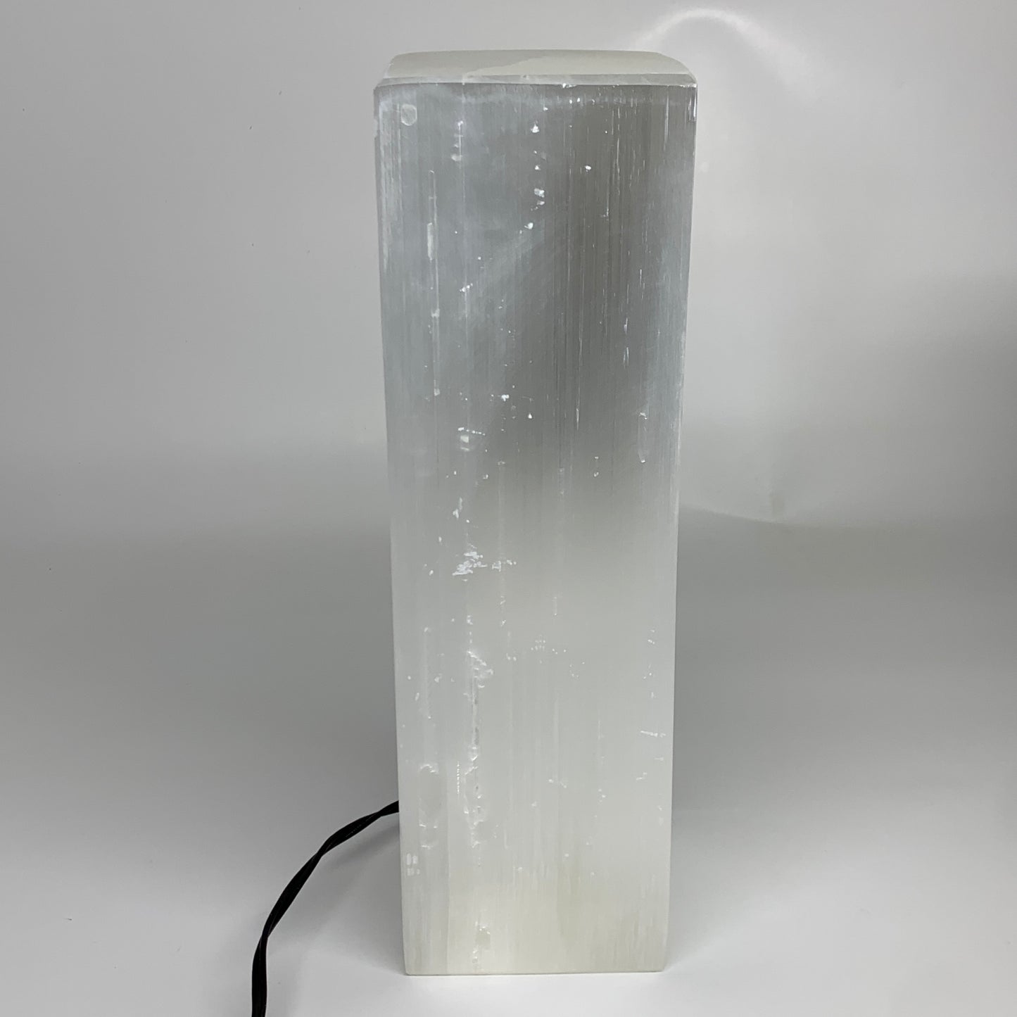 11.3 lbs. 11.6"x3.5", Rectangle Selenite (Satin Spar) Lamp, w/6ft Chord, B35841