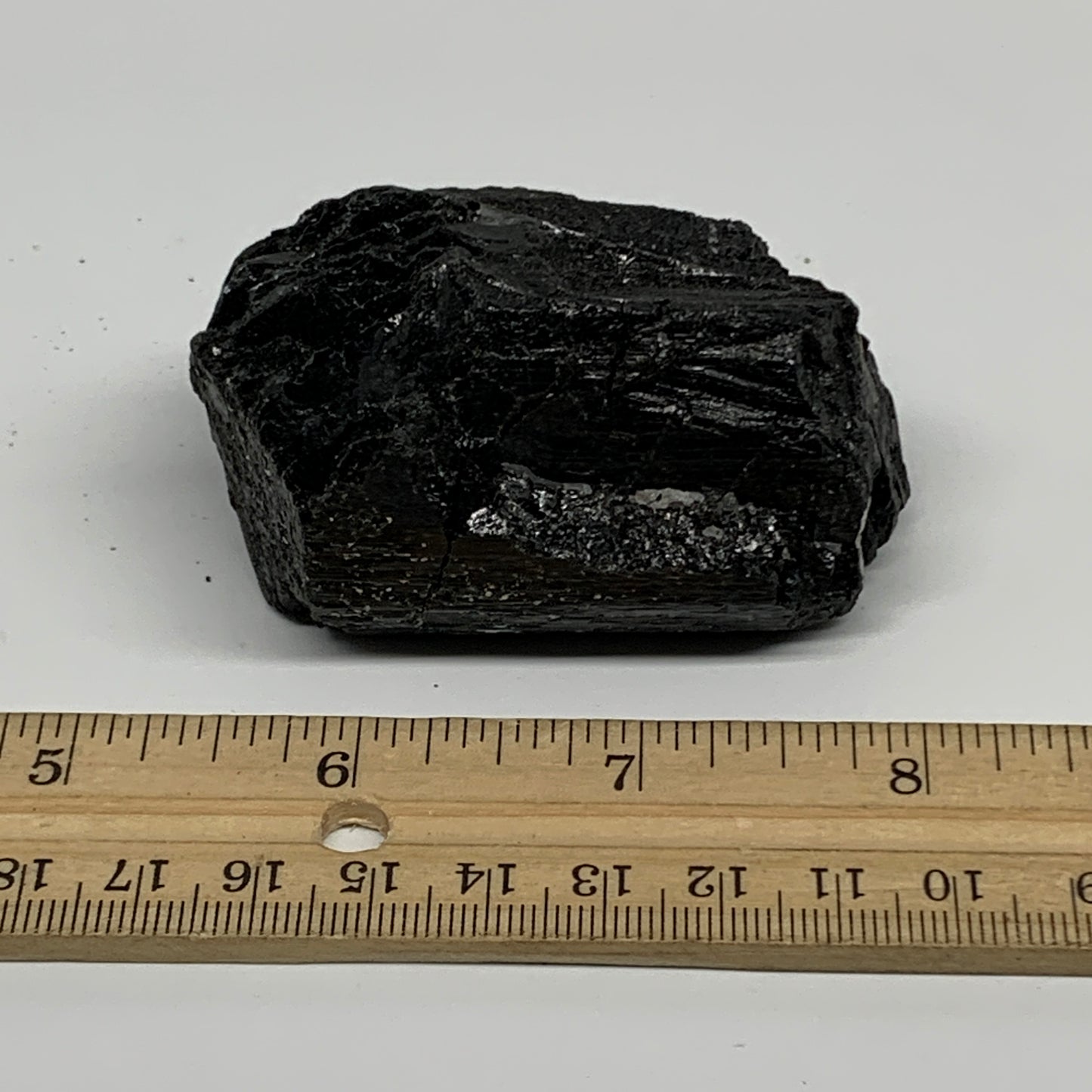 167.6g, 2.8"x1.6"x1.4", Natural Black Tourmaline Mineral Specimen, B33757