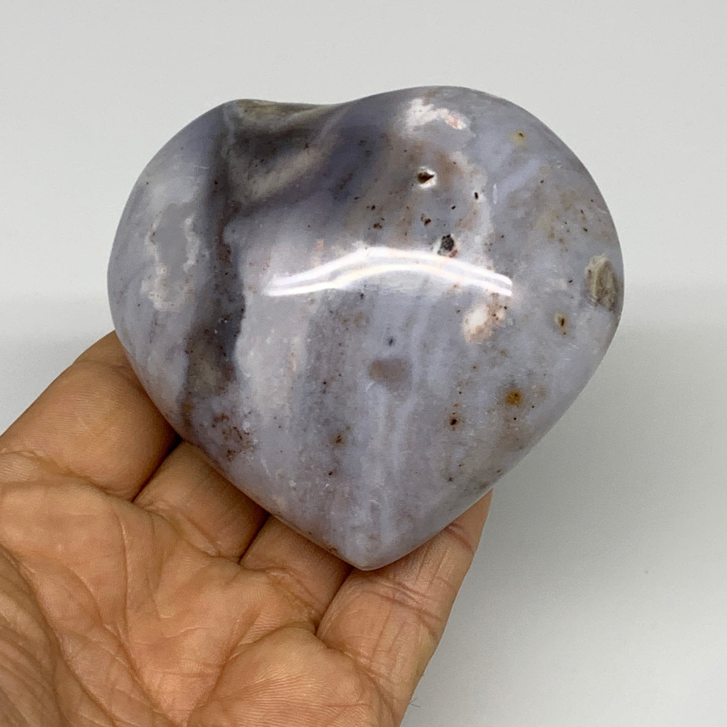2.97 lbs (1350 Grams), 2.2"-2.8", 6pcs, Natural Ocean Jasper Heart, B30945