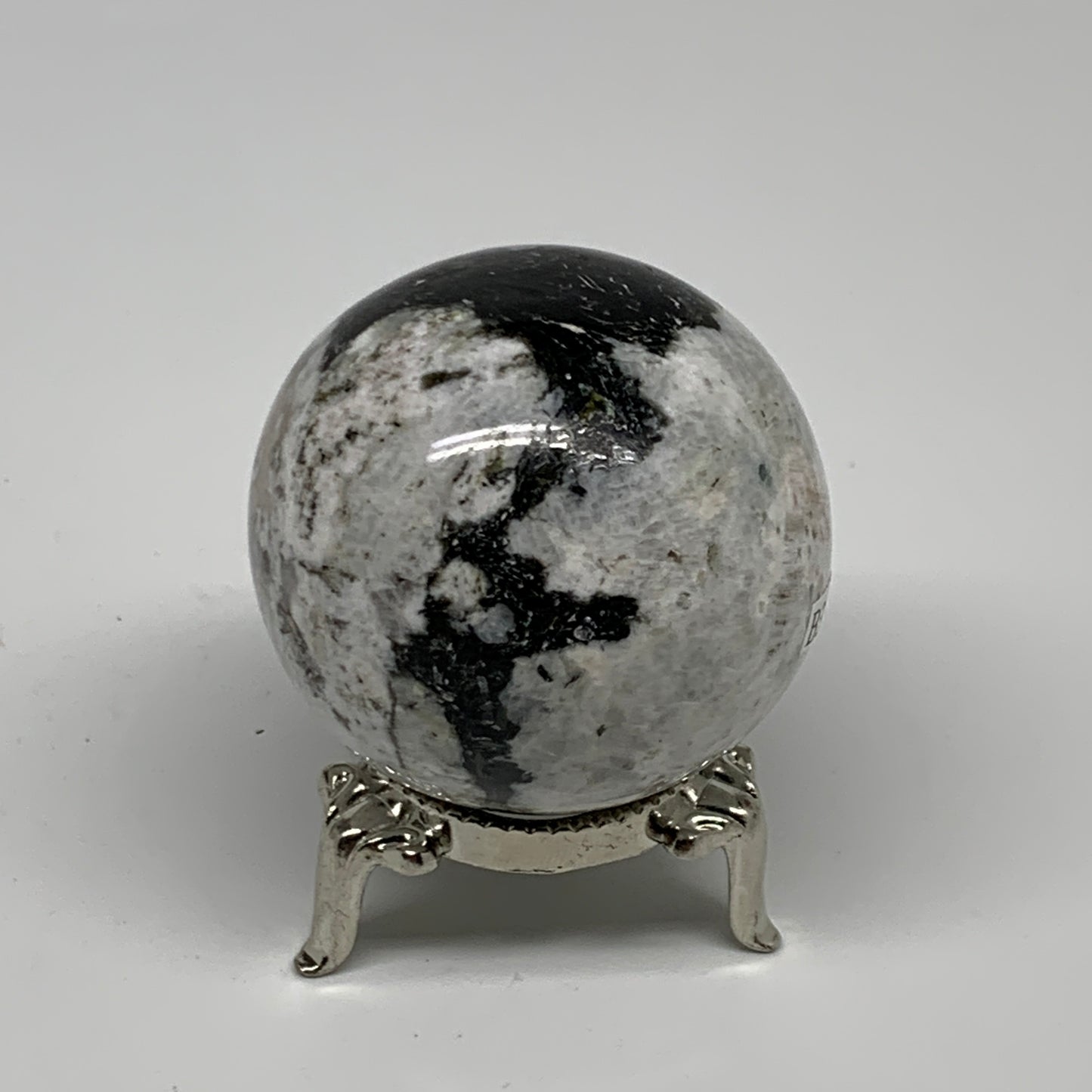 148.8g, 1.8"(46mm), Natural Rainbow Moonstone Sphere Ball Gemstone, B35180