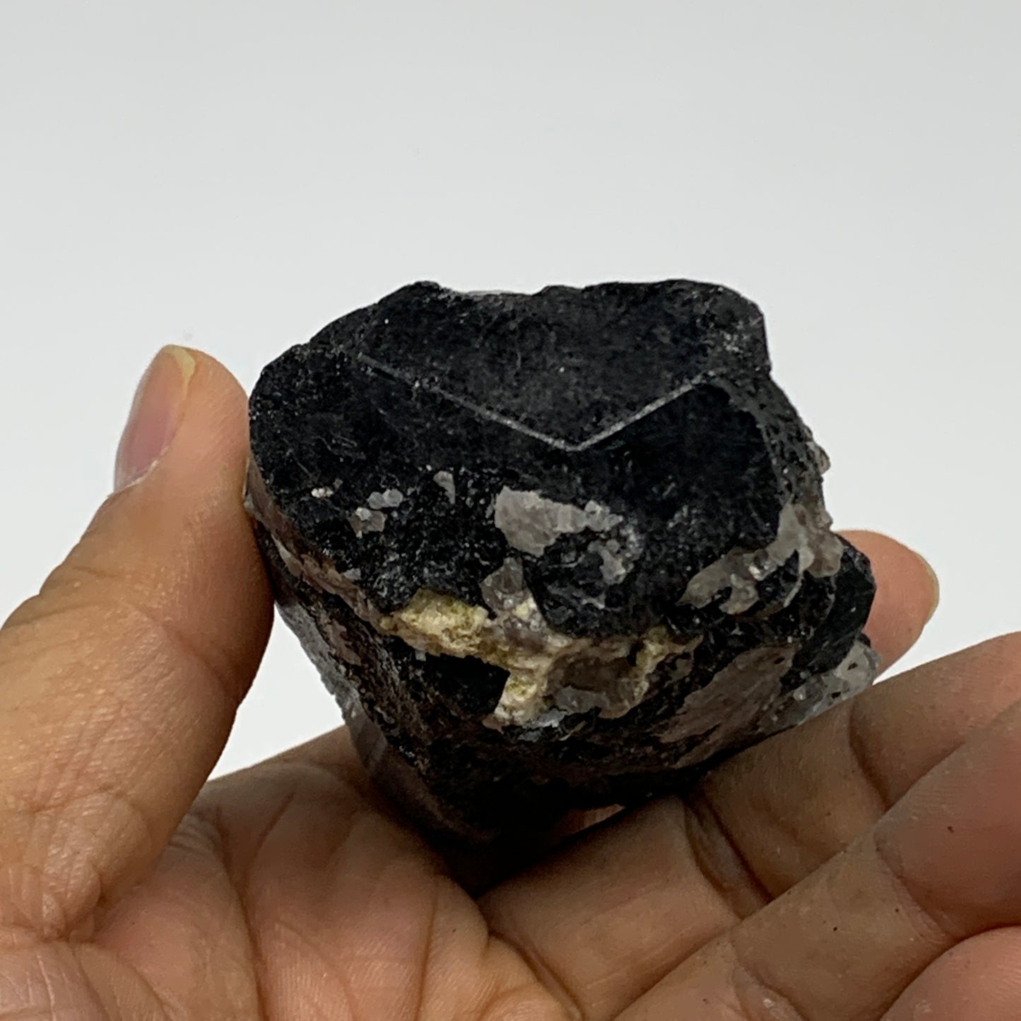 189.9g, 2.8"x1.9"x1.5", Natural Black Tourmaline Mineral Specimen, B33759