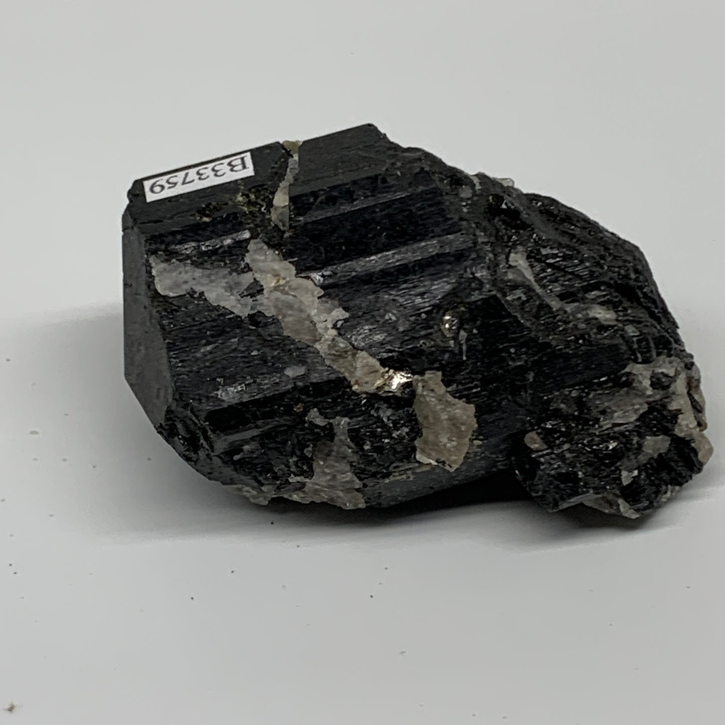 189.9g, 2.8"x1.9"x1.5", Natural Black Tourmaline Mineral Specimen, B33759