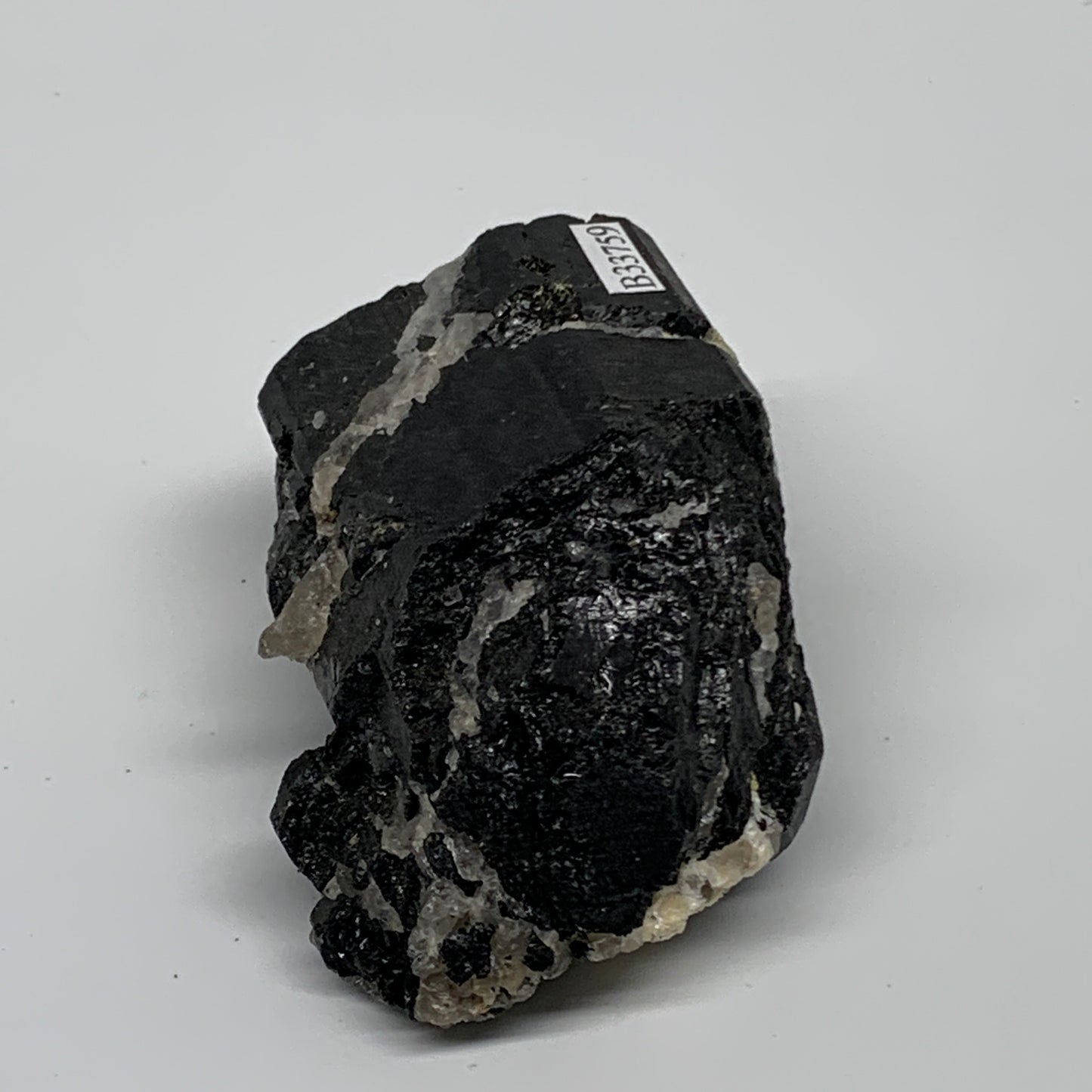 189.9g, 2.8"x1.9"x1.5", Natural Black Tourmaline Mineral Specimen, B33759