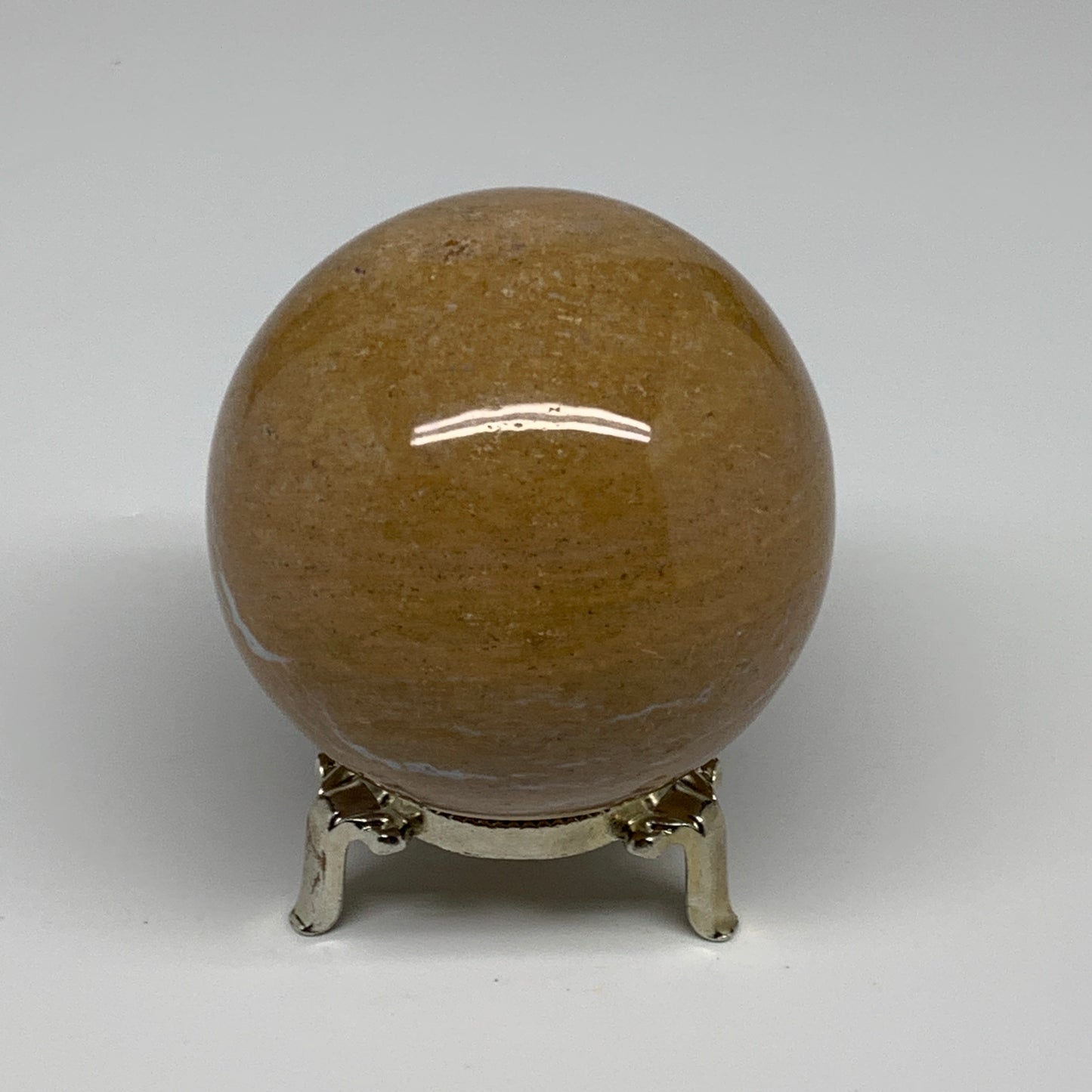 1.13 lbs, 2.9" (72mm), Natural Ocean Jasper Sphere Geode Crystal Reiki, B30948