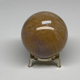1.13 lbs, 2.9" (72mm), Natural Ocean Jasper Sphere Geode Crystal Reiki, B30948