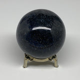 1.1 lbs, 2.8" (70mm), Natural Lazurite Sphere Geode Crystal Reiki, B30953