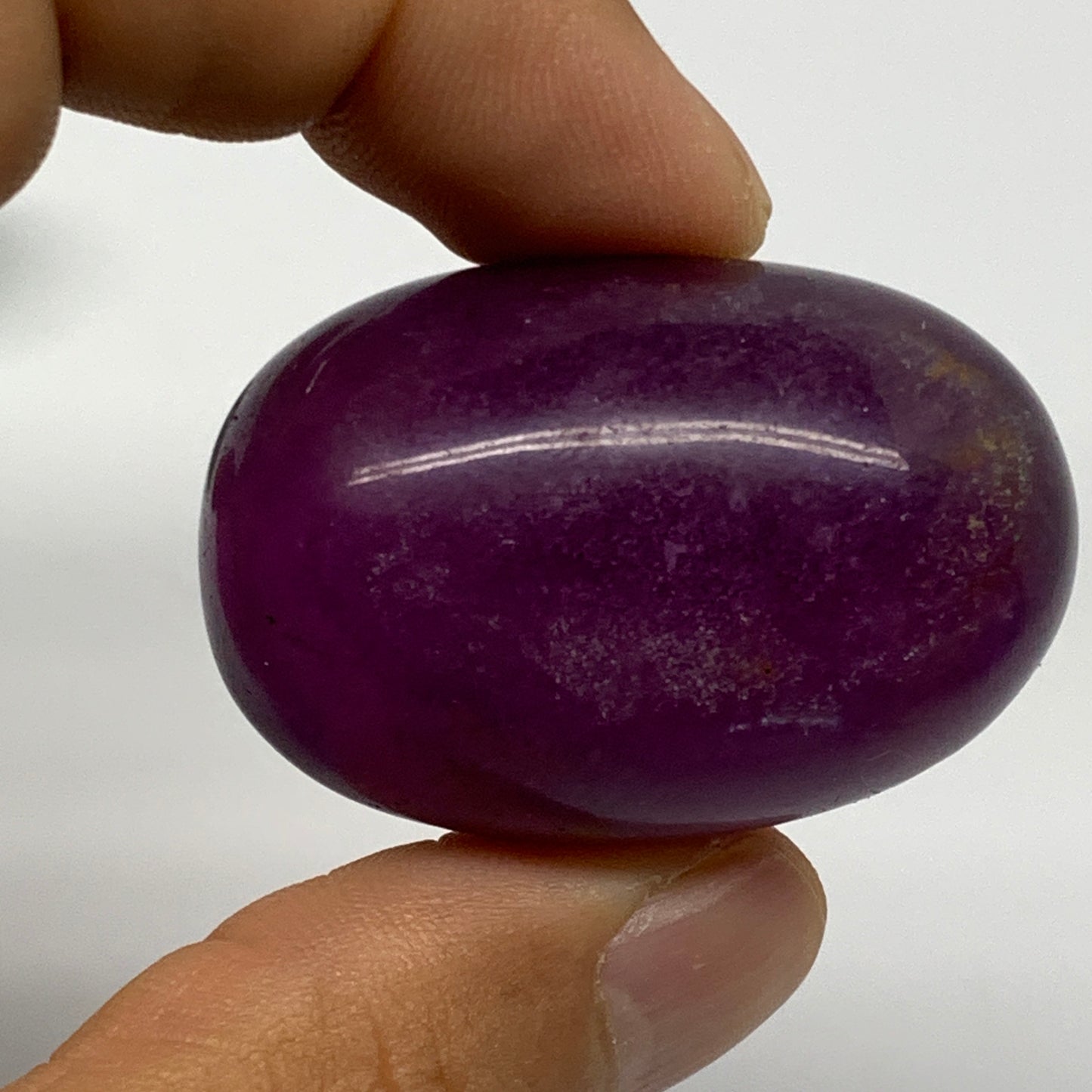 145.6g, 1.5"-1.6", 3pcs, Multi Color Fluorite Crystal Tumbled Stones, B28749