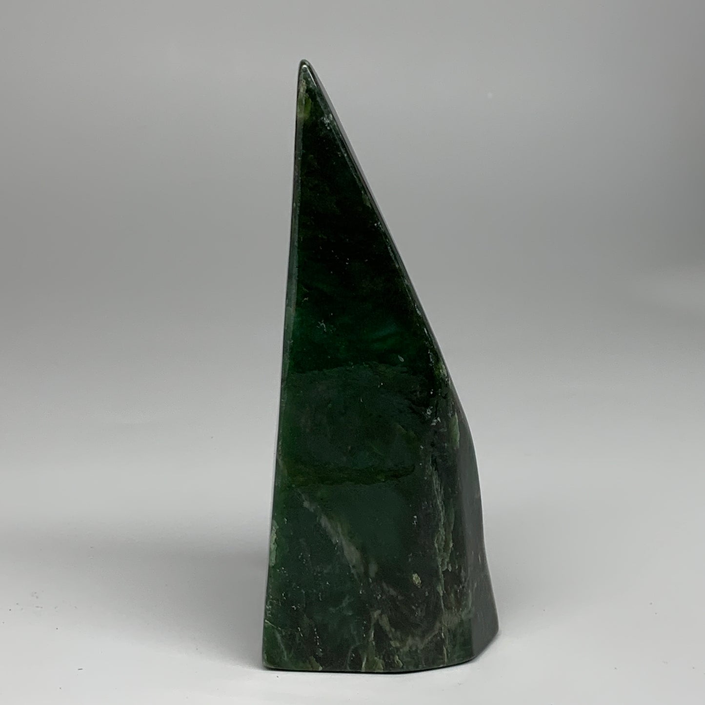 3.9 lbs, 8.7"x3"x3.4", Nephrite Jade Freeform Polished @Afghanistan, B30227