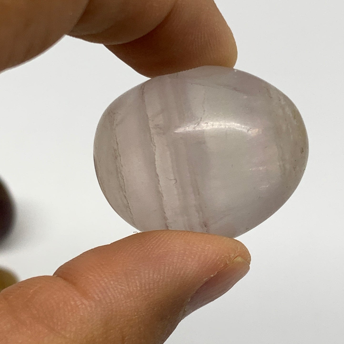 152.4g, 1.2"-1.5", 5pcs, Multi Color Fluorite Crystal Tumbled Stones, B28753