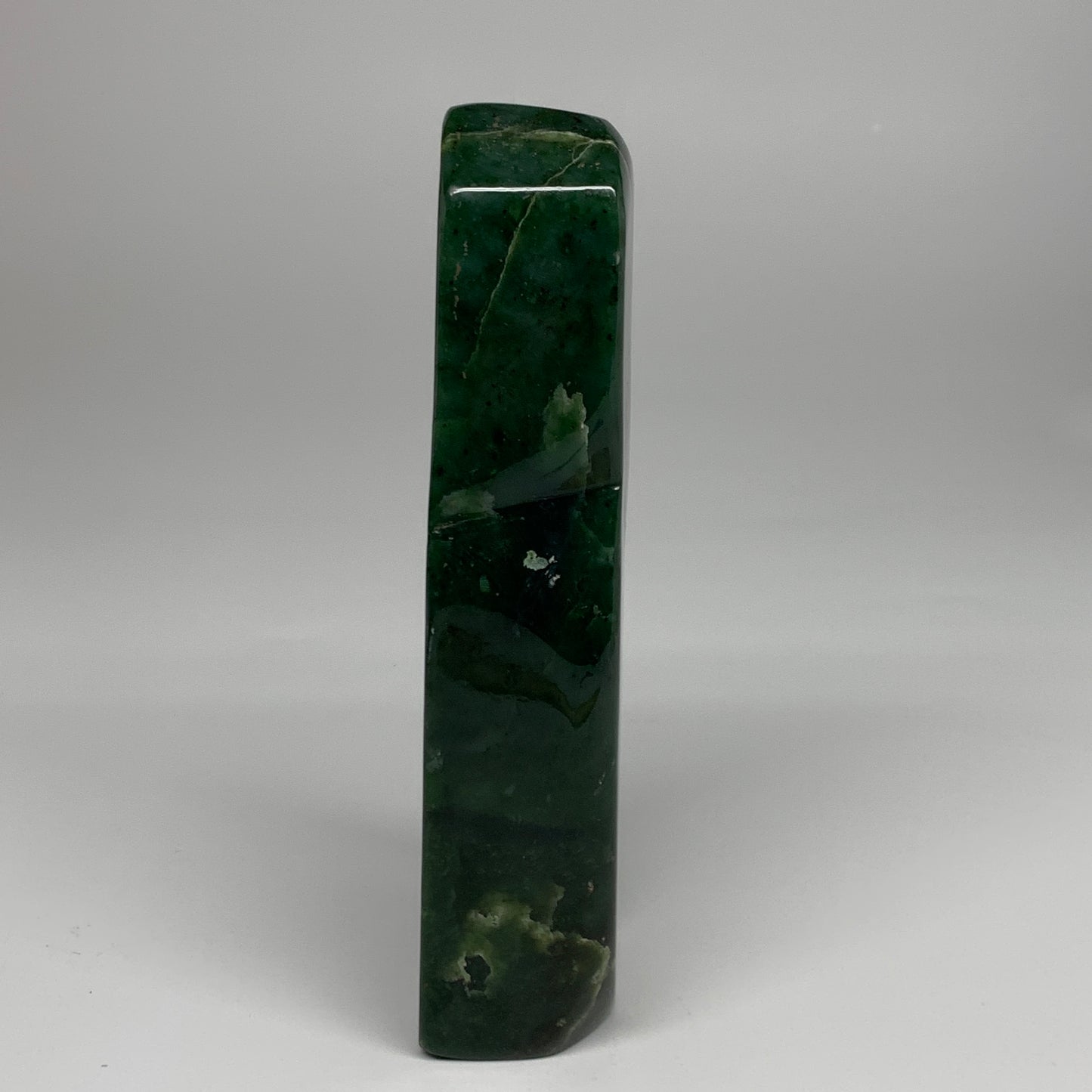 4.4 lbs, 8.8"x3.2"x1.9", Nephrite Jade Freeform Polished @Afghanistan, B30231