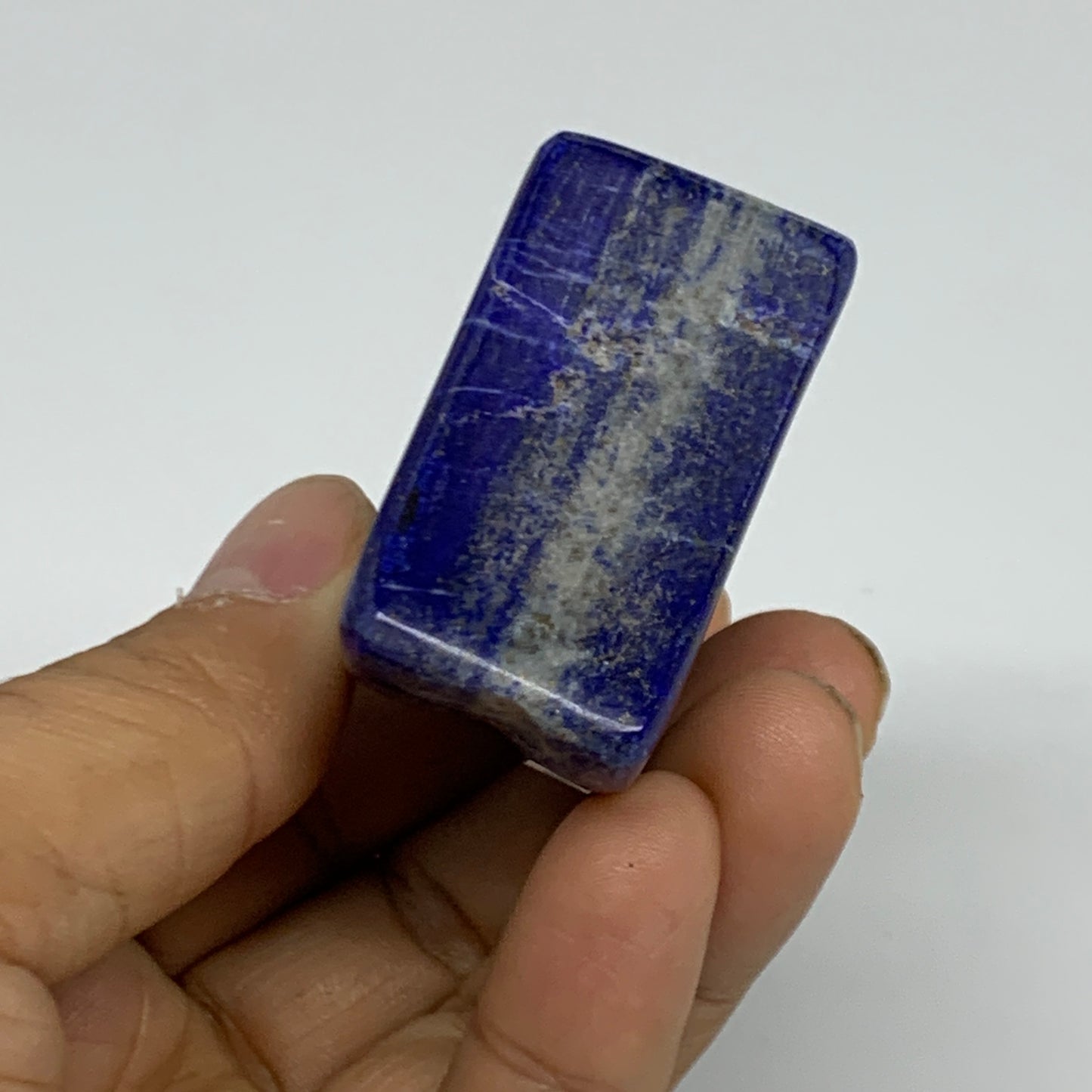 112.1g, 1.9"x1.7"x1",  Natural Freeform Lapis Lazuli from Afghanistan, B33089
