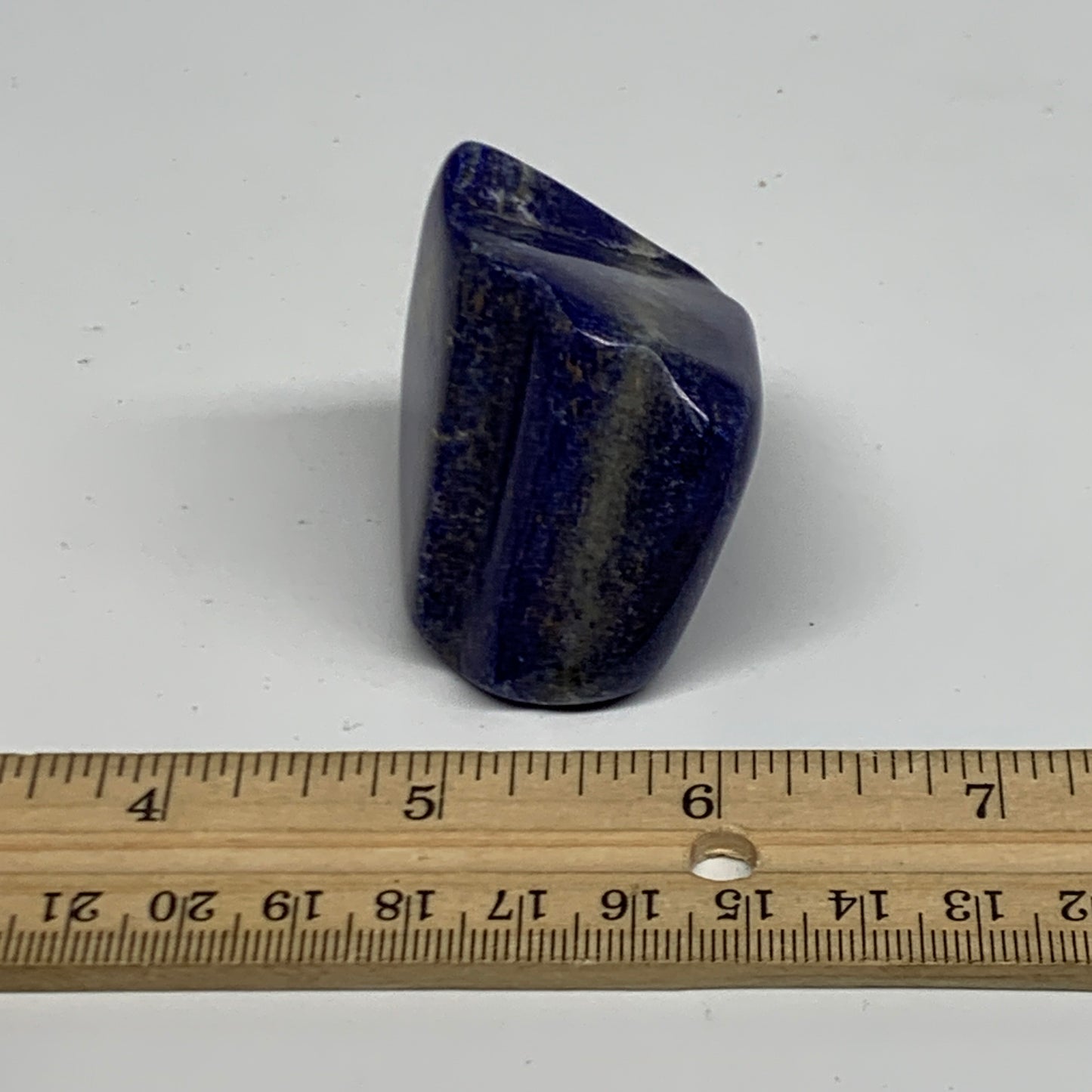 112.4g, 1.7"x1.7"x1.3",  Natural Freeform Lapis Lazuli from Afghanistan, B33090