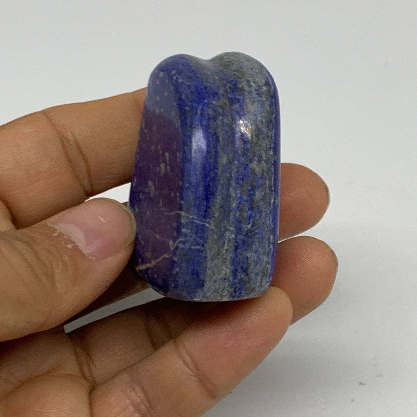 96g, 1.8"x1.6"x0.9",  Natural Freeform Lapis Lazuli from Afghanistan, B33092