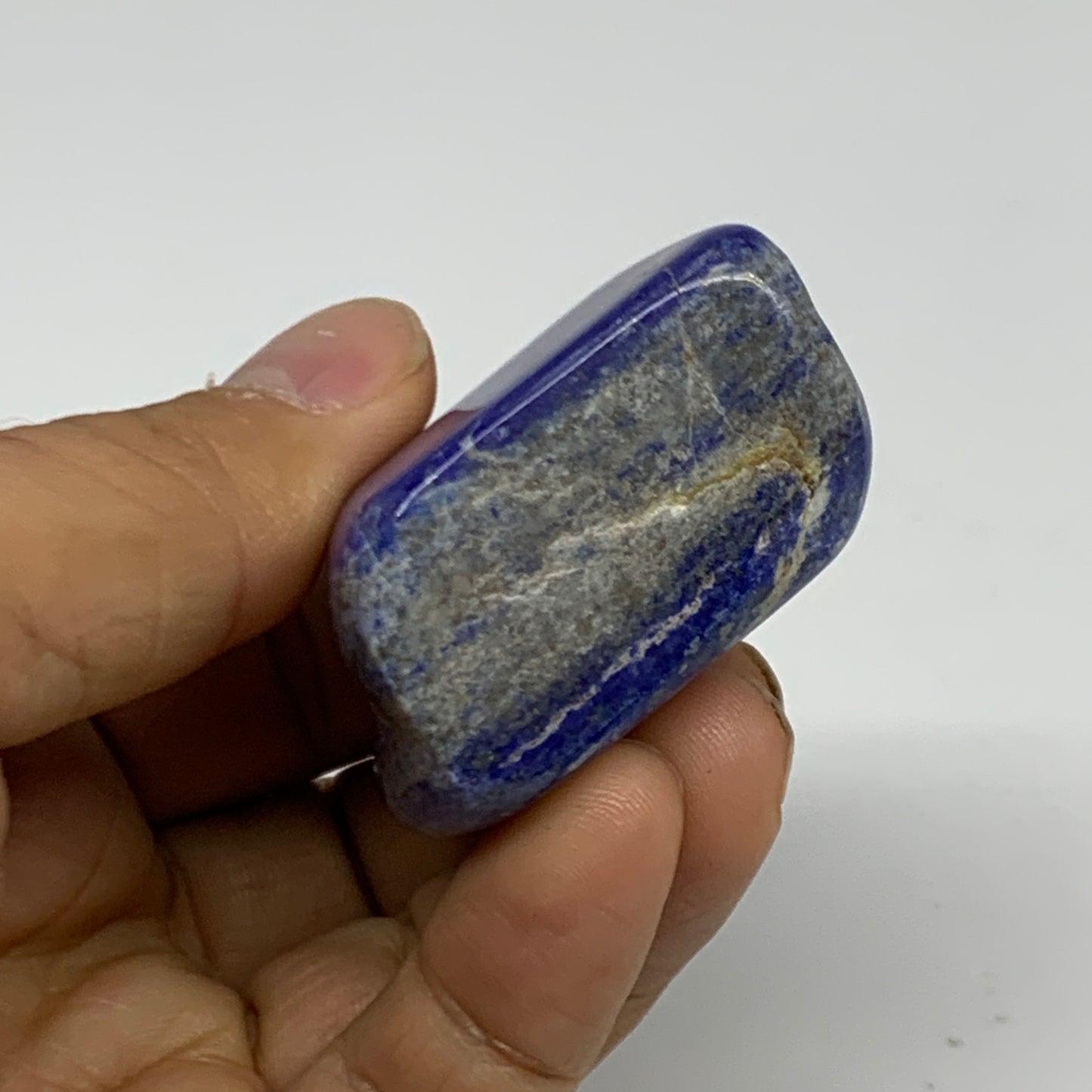 96g, 1.8"x1.6"x0.9",  Natural Freeform Lapis Lazuli from Afghanistan, B33092