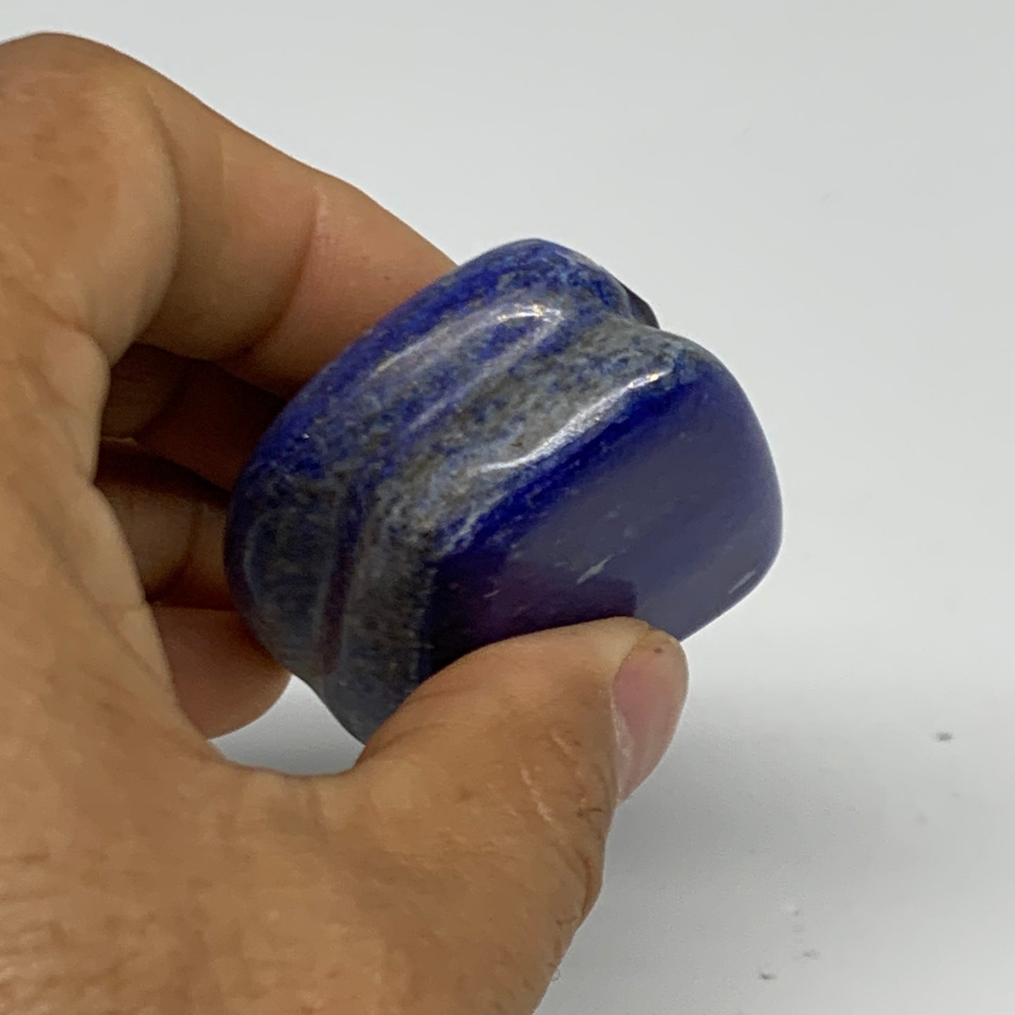 96g, 1.8"x1.6"x0.9",  Natural Freeform Lapis Lazuli from Afghanistan, B33092