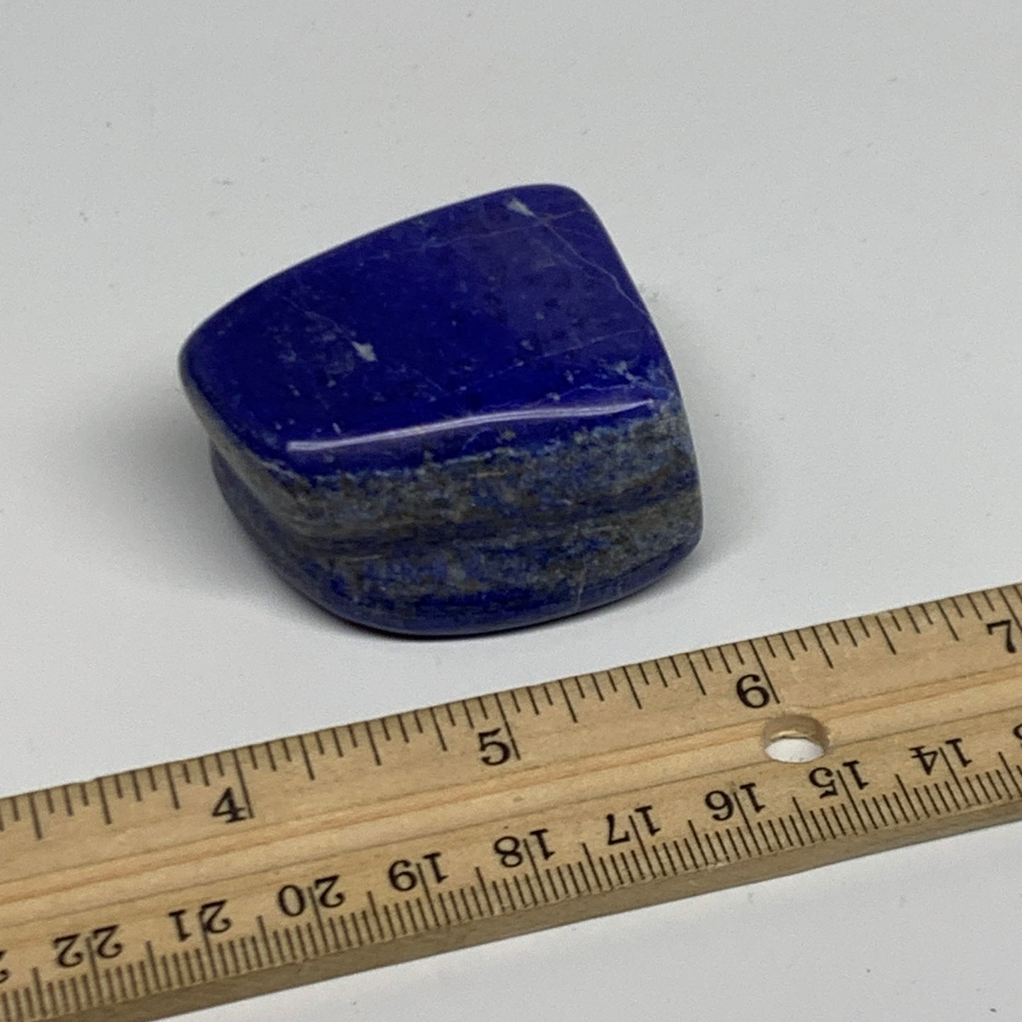 96g, 1.8"x1.6"x0.9",  Natural Freeform Lapis Lazuli from Afghanistan, B33092