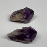 103.2g, 2.1" - 2.3", 2pcs, Amethyst Point Polished Rough lower part, B32402