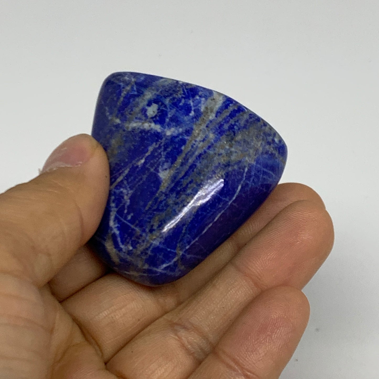 77.9g, 1.7"x1.9"x1.1",  Natural Freeform Lapis Lazuli from Afghanistan, B33094