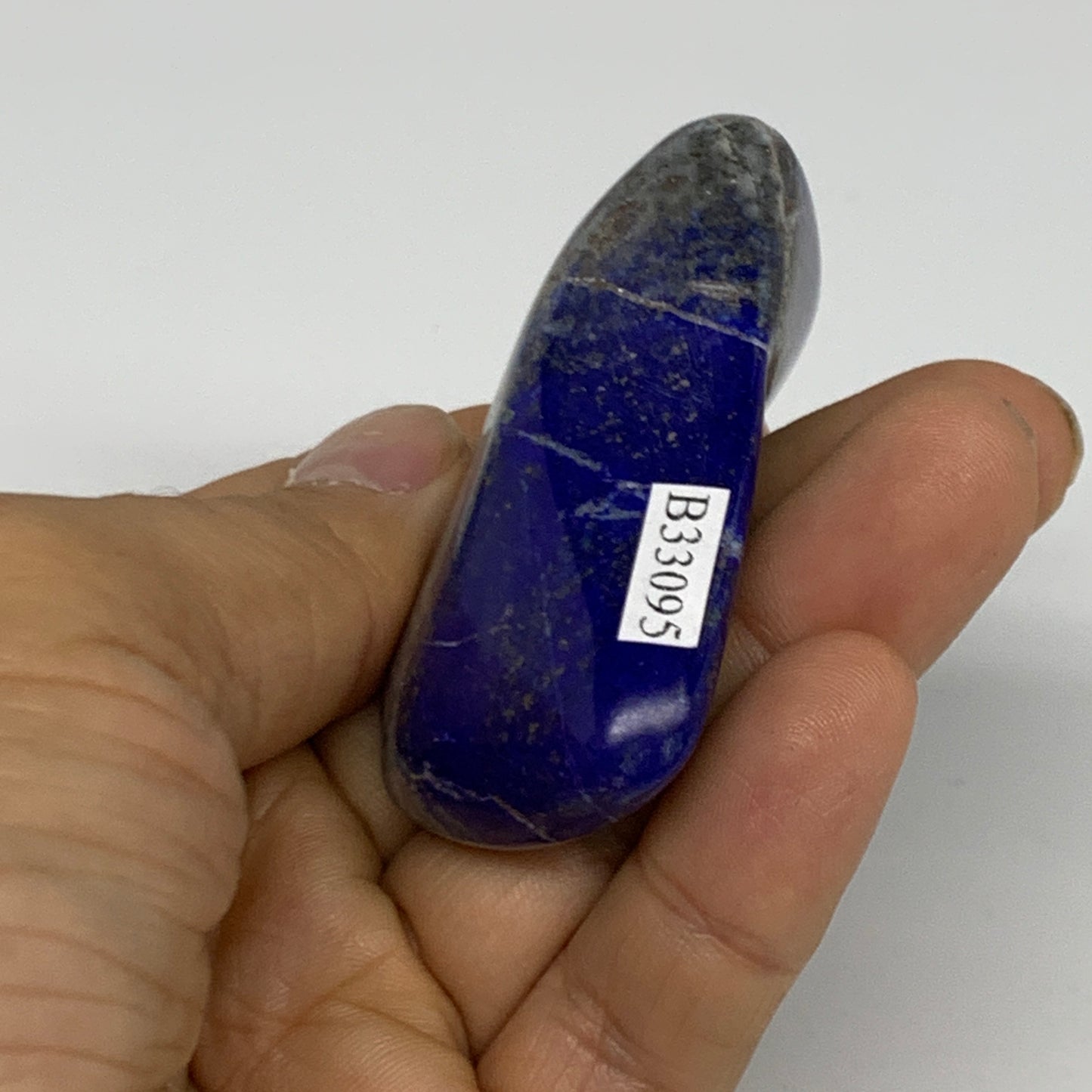 78.4g, 2.3"x1.9"x0.8",  Natural Freeform Lapis Lazuli from Afghanistan, B33095