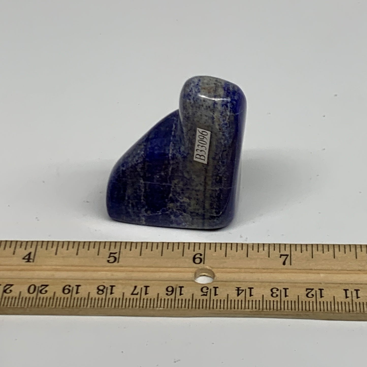 88.4g, 2.3"x1.6"x0.9",  Natural Freeform Lapis Lazuli from Afghanistan, B33096