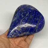 533g, 4.6"x3.7"x1.4", Natural Lapis Lazuli Teardrop Polished Crystal, B27222