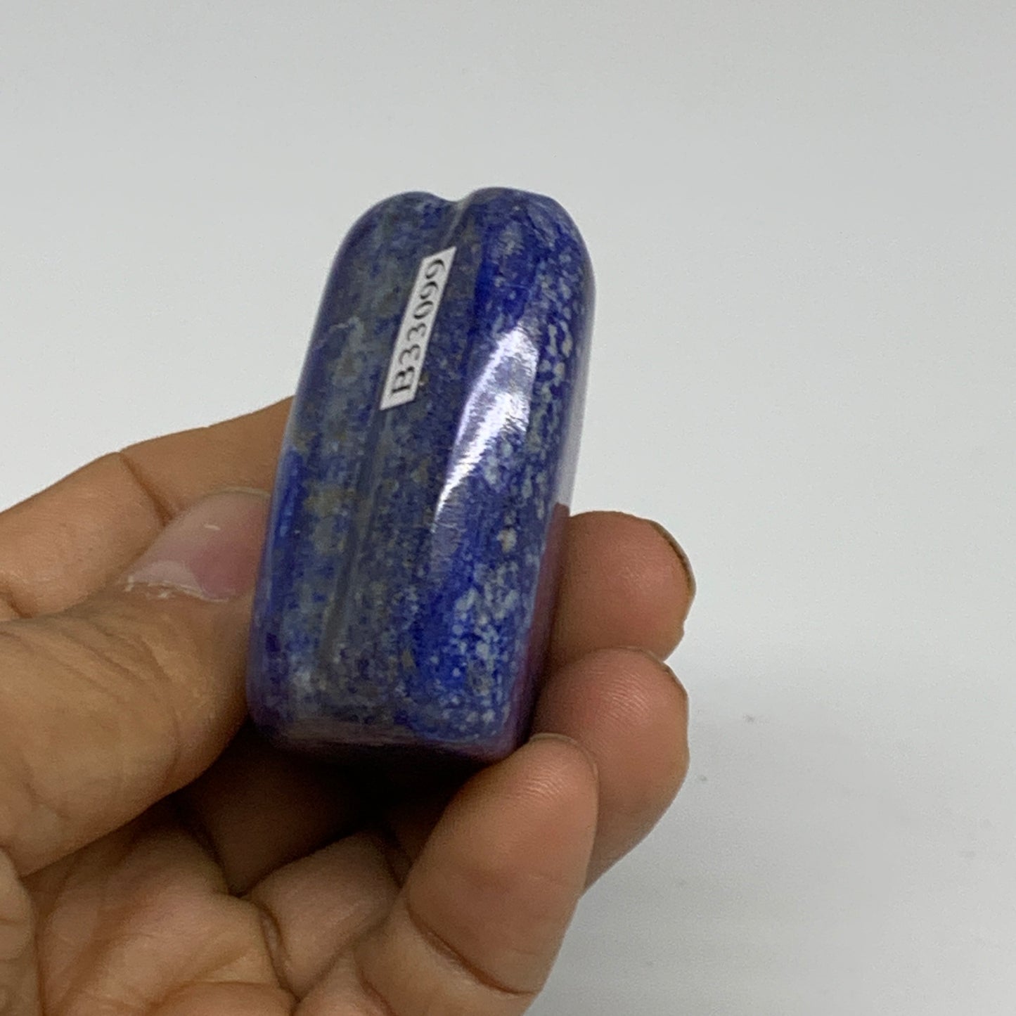 101.6g, 2"x1.9"x1",  Natural Freeform Lapis Lazuli from Afghanistan, B33099