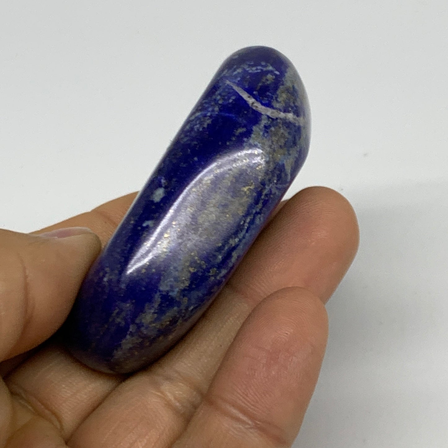 85.3g, 2.1"x1.6"x0.8",  Natural Freeform Lapis Lazuli from Afghanistan, B33103