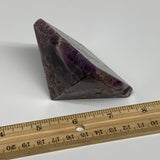 0.42 lbs, 1.7"x2.4"x2.5", Dream Amethyst Pyramid Gemstone, Polished Gemstone, B3