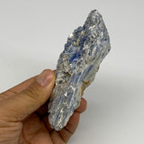 189.2g, 4.2"x2.1"x1.2", Rough Raw Blue Kyanite Chunk Mineral @Brazil, B28768