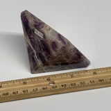 0.57 lbs, 2"x2.6"x2.7", Dream Amethyst Pyramid Gemstone, Polished Gemstone, B317